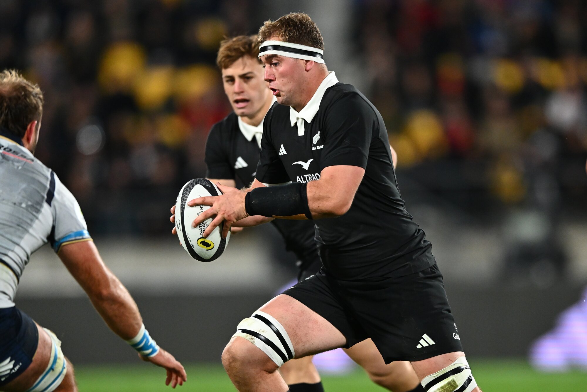 Sam Darry impressed for the All Blacks against Italy. Photo / Photosport