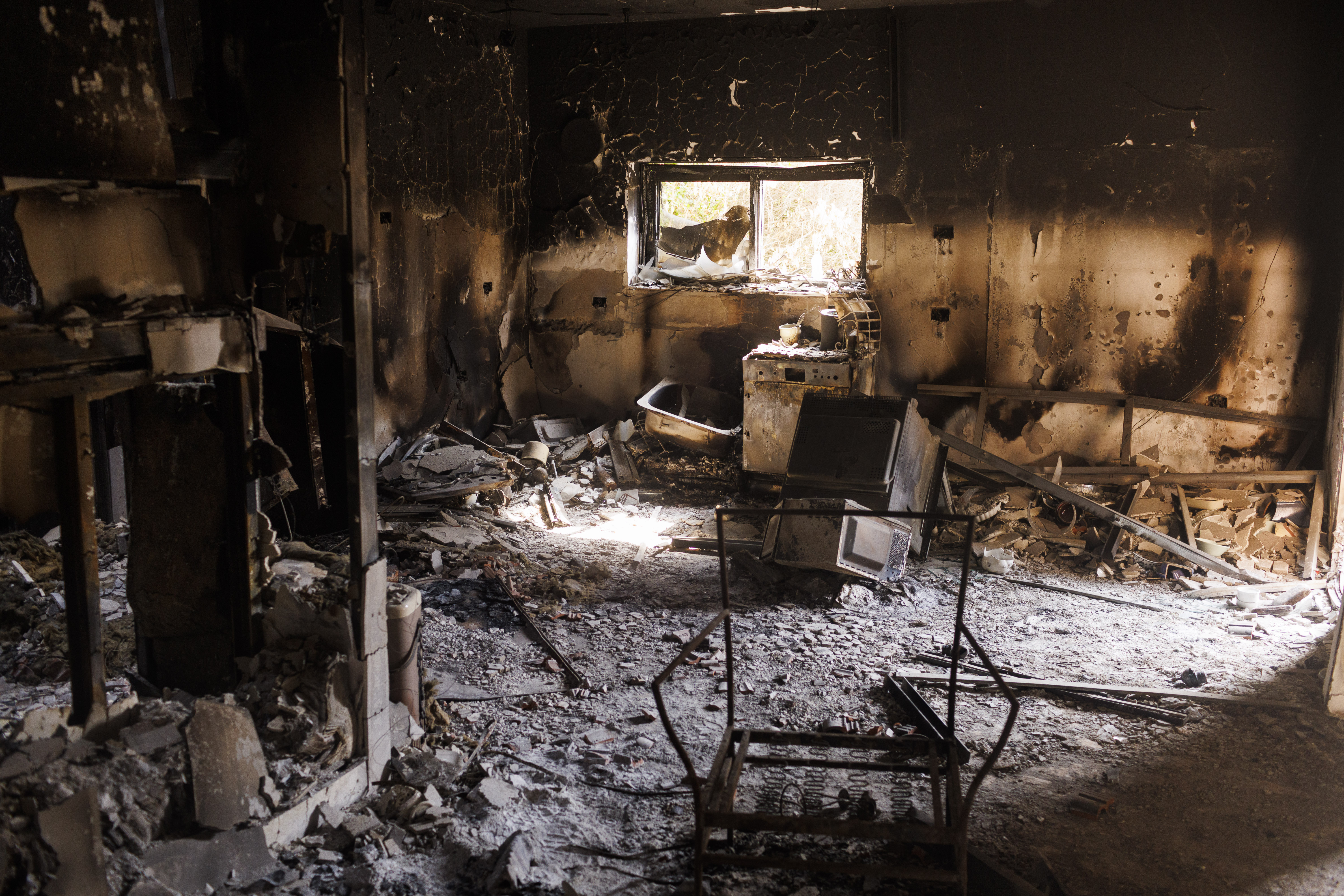 The report says “severe mistakes and errors” were made in the Israeli army's response as Hamas overran the Kibbutz Beeri community. Photo / Washington Post