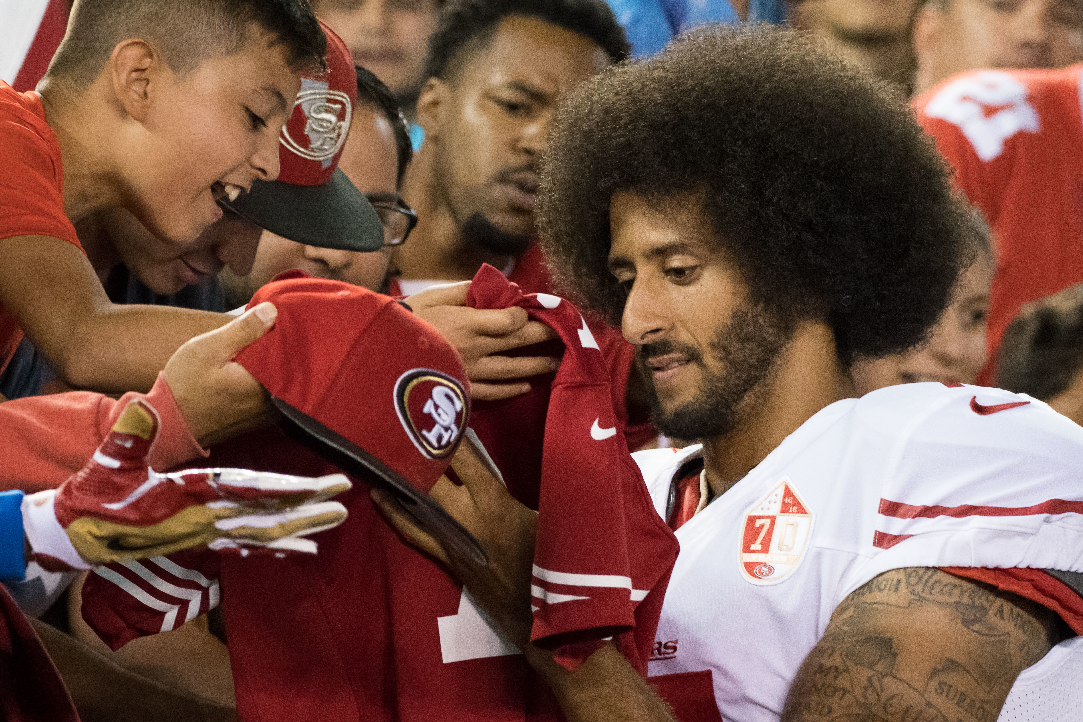 Colin Kaepernick's anthem stance has been good for jersey sales - NZ Herald