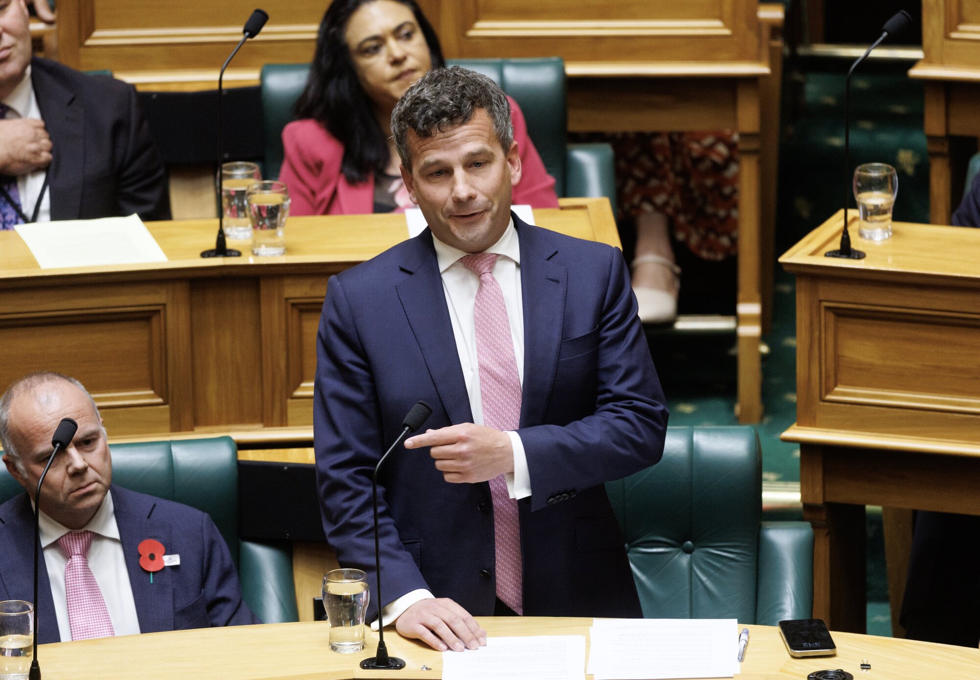 Act leader David Seymour during the second reading of the Treaty Principles Bill. Photo / Mark Mitchell