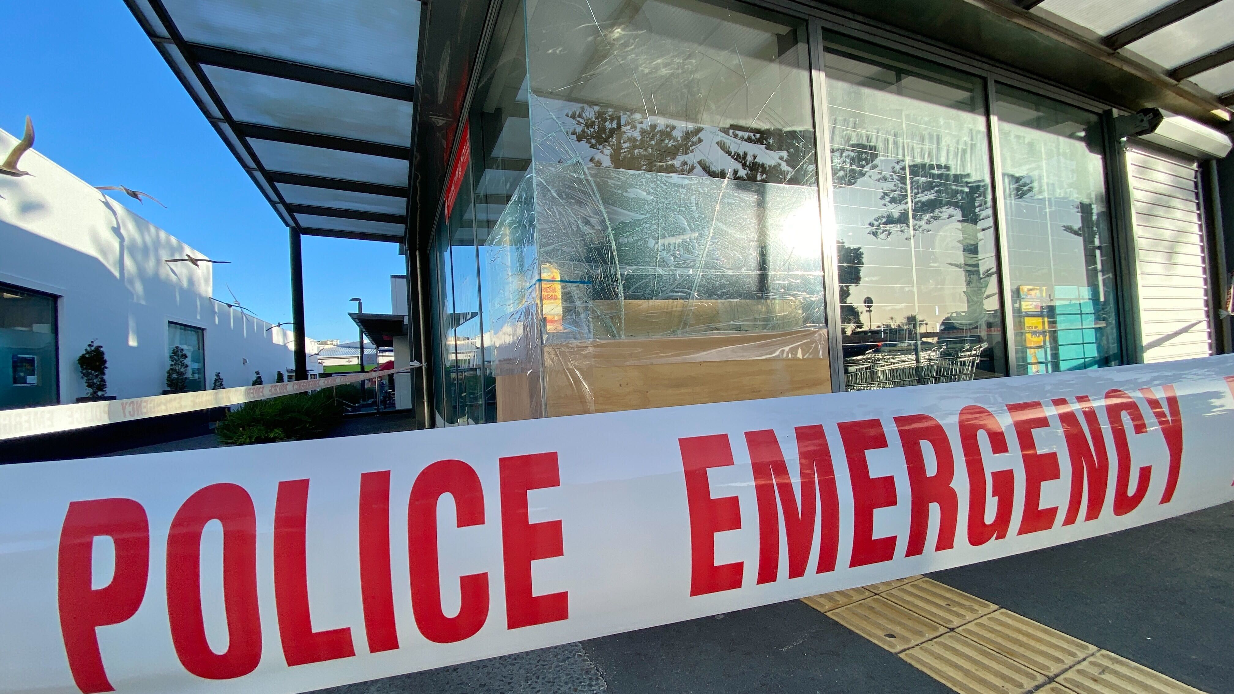 Police have located the vehicle used to force entry into the building during the burglary. Photo / Warren Buckland