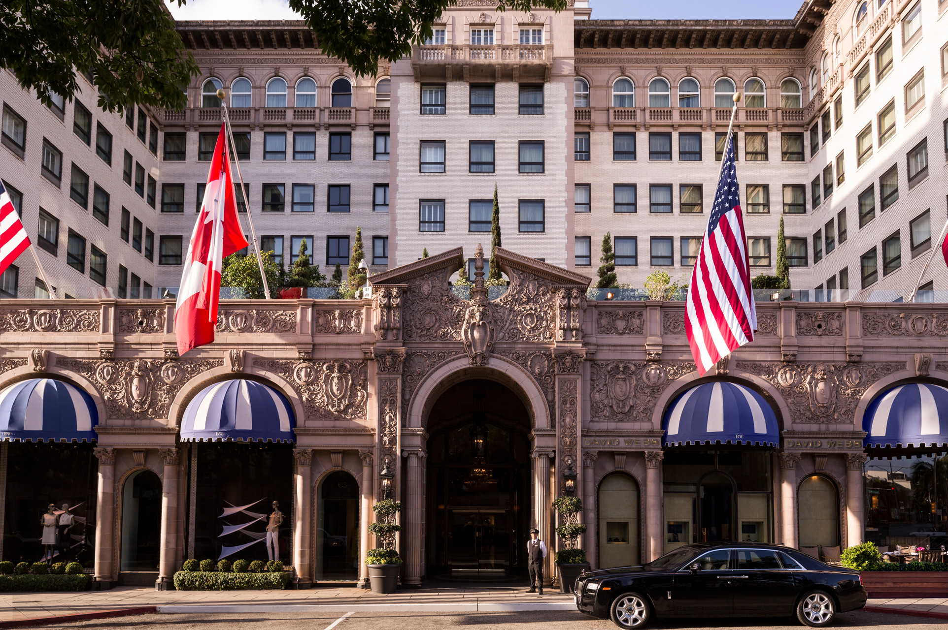 The Beverly Wilshire. Now that's an entrance.