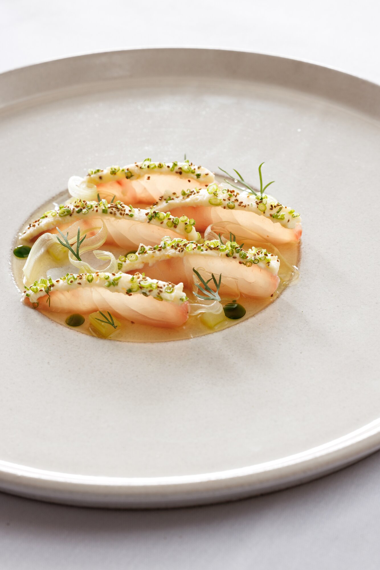 The crudo entree from Return. Photo / Babiche Martens