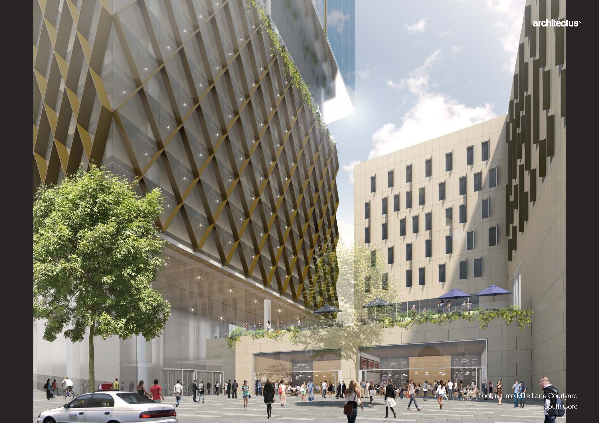 An artist's impression of the building to replace the old Herald offices. Photo / Supplied