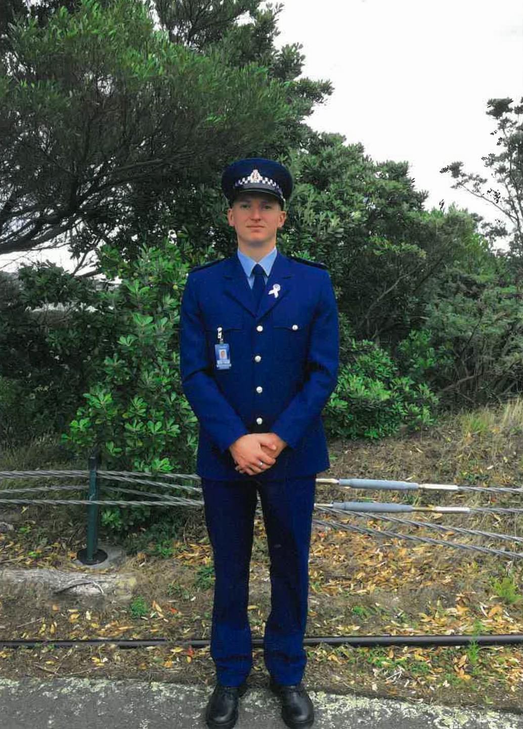 Constable Matthew Hunt died last year when he was shot during a routine traffic stop last year. Photo / Supplied
