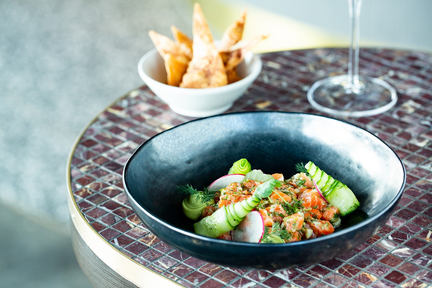 Salmon tartare. Photo / Babiche Martens