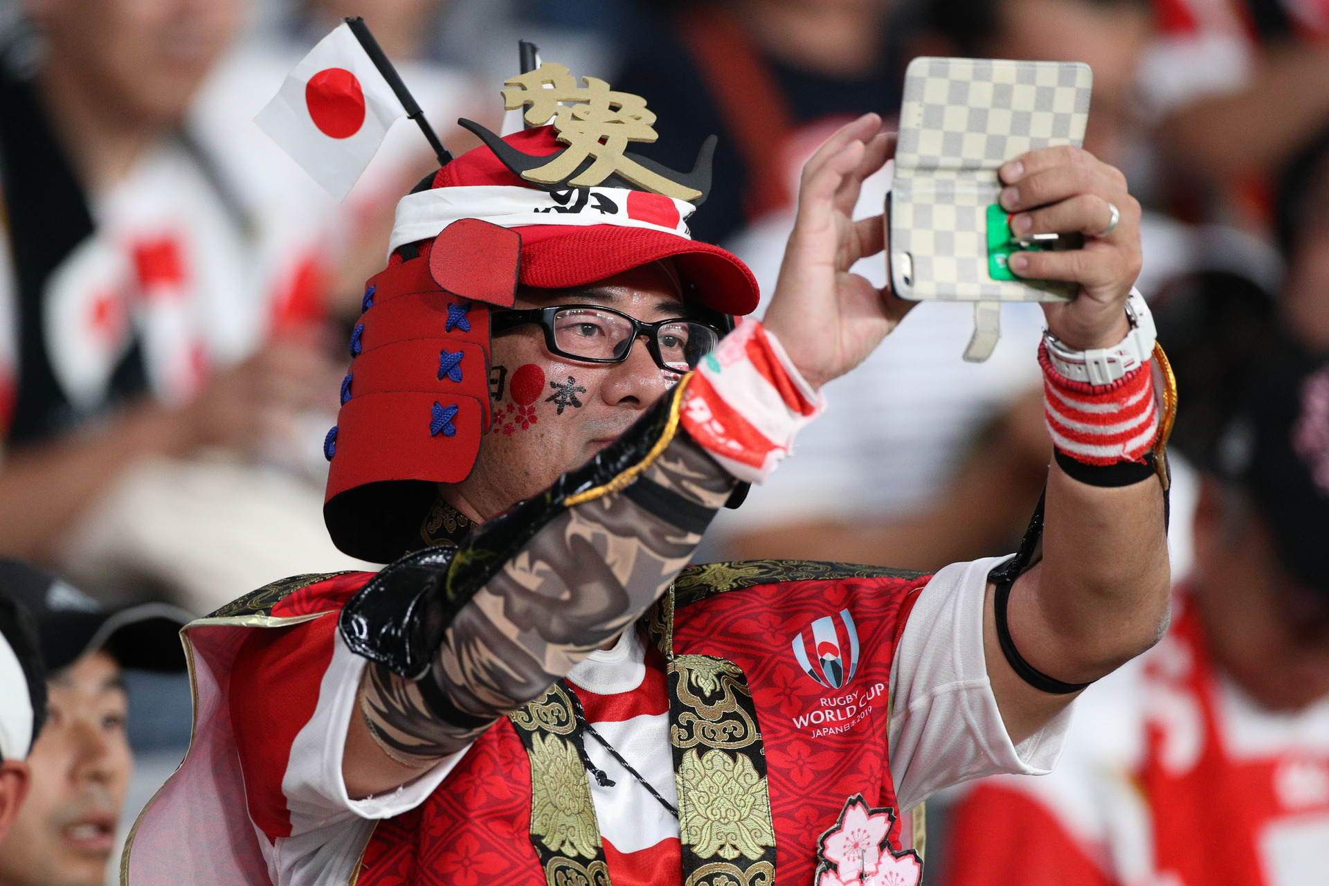 A Japanese fan. Photo / Photosport