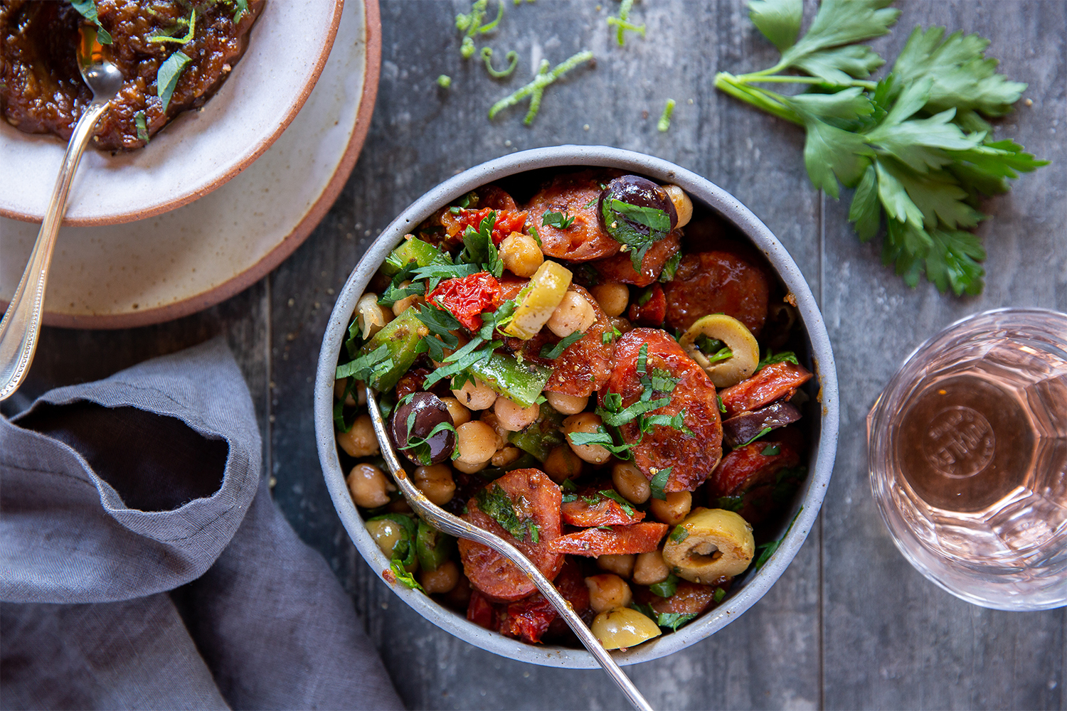 The dressing is great with barbecued chicken and other salads. Photo / Babiche Martens