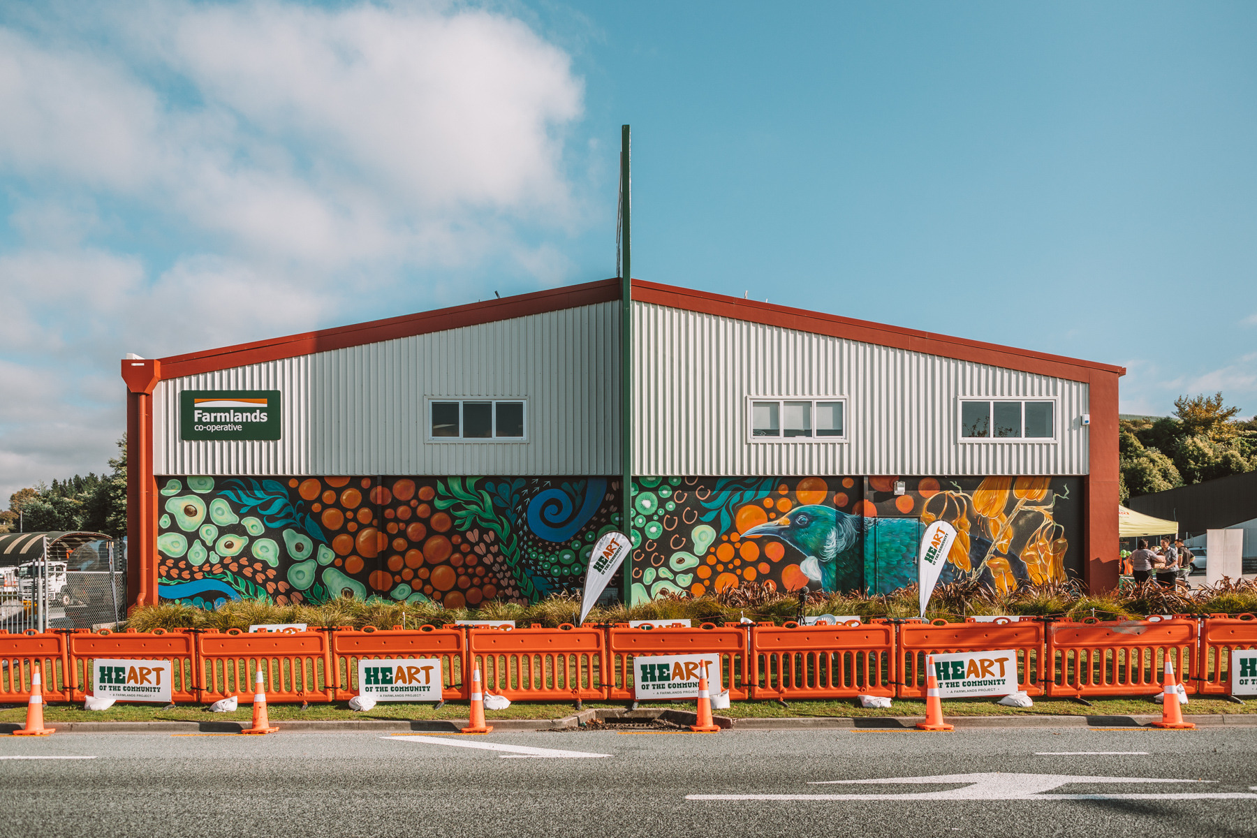 The public artwork is 23 metres long. Photo / Supplied