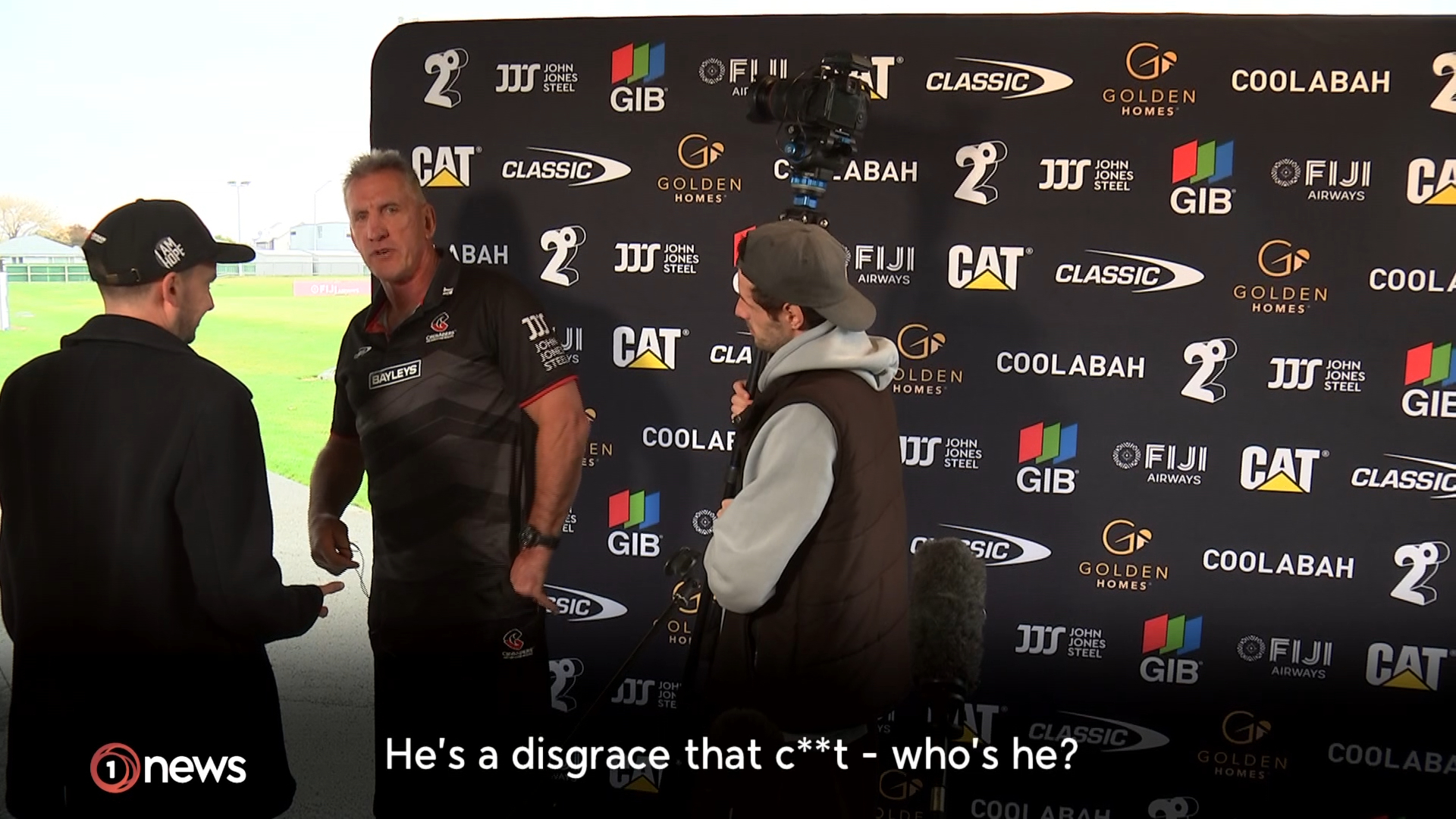 Crusaders coach Rob Penney. Screen grab / 1News