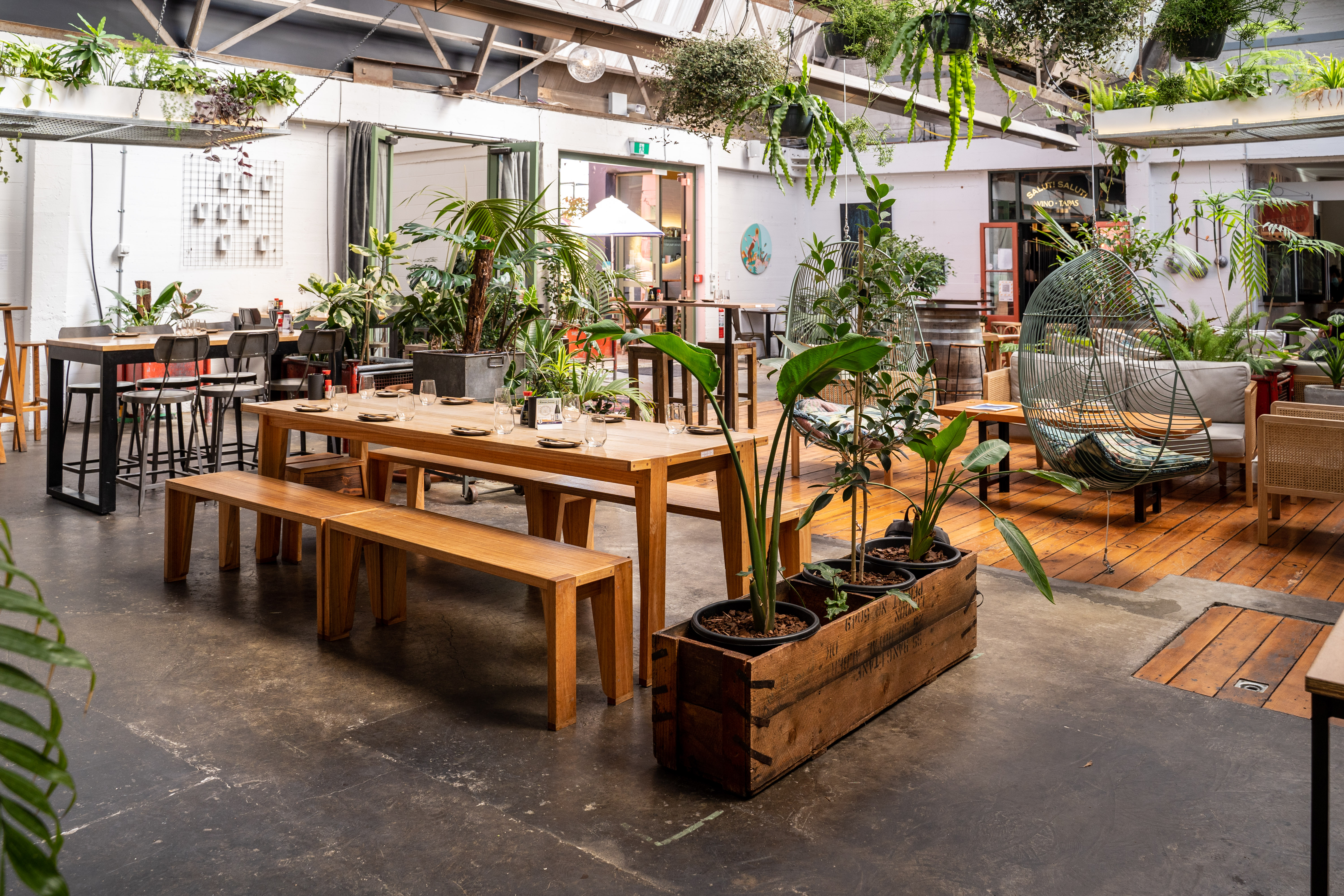 The Welder is an urban oasis featuring an ensemble of modern eateries and spaces.
Photo / Jeremy Sim