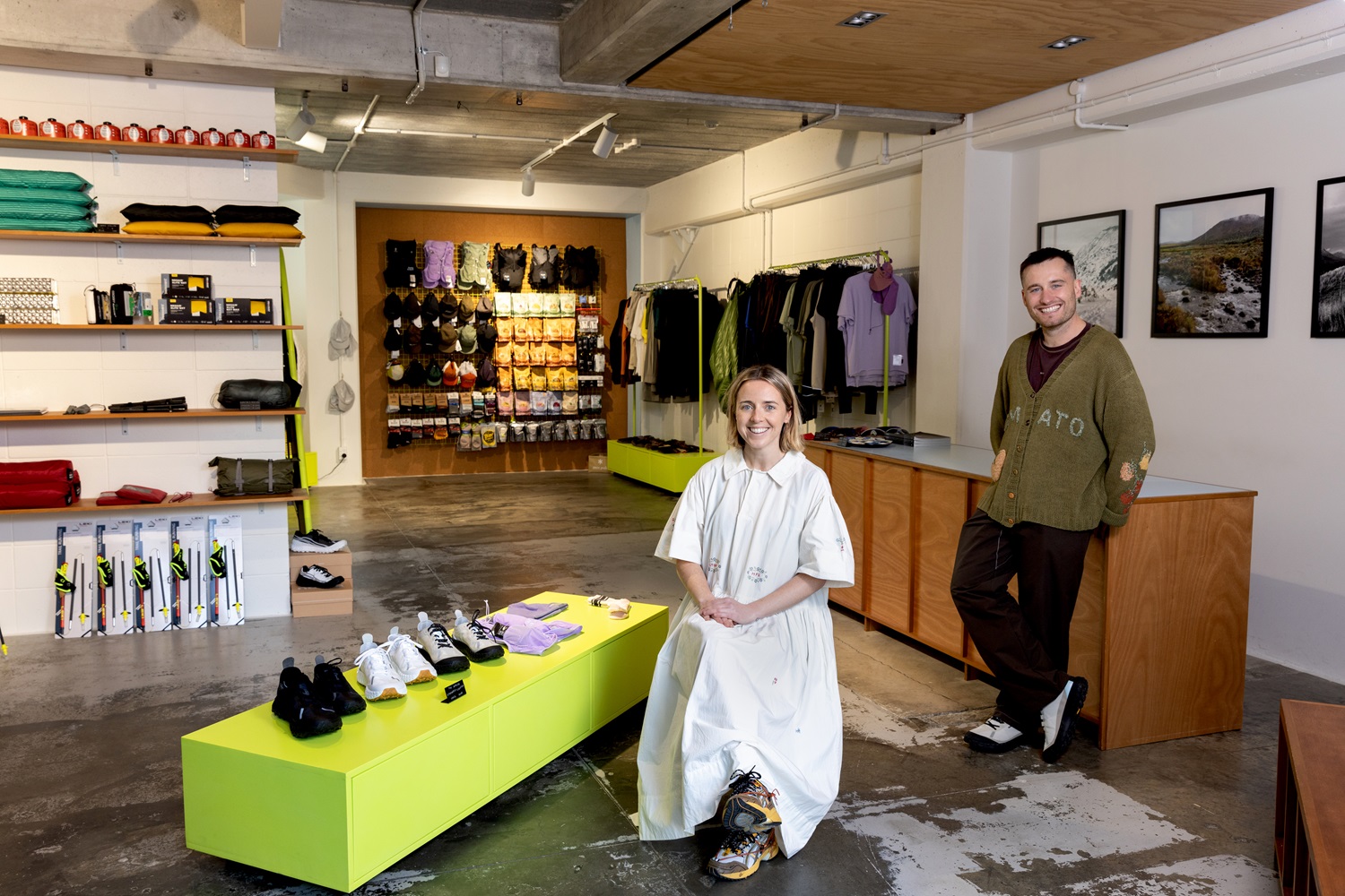 Tom Cappleman and Siobhan Oldale from Coffee Outdoors. Photo / Babiche Martens