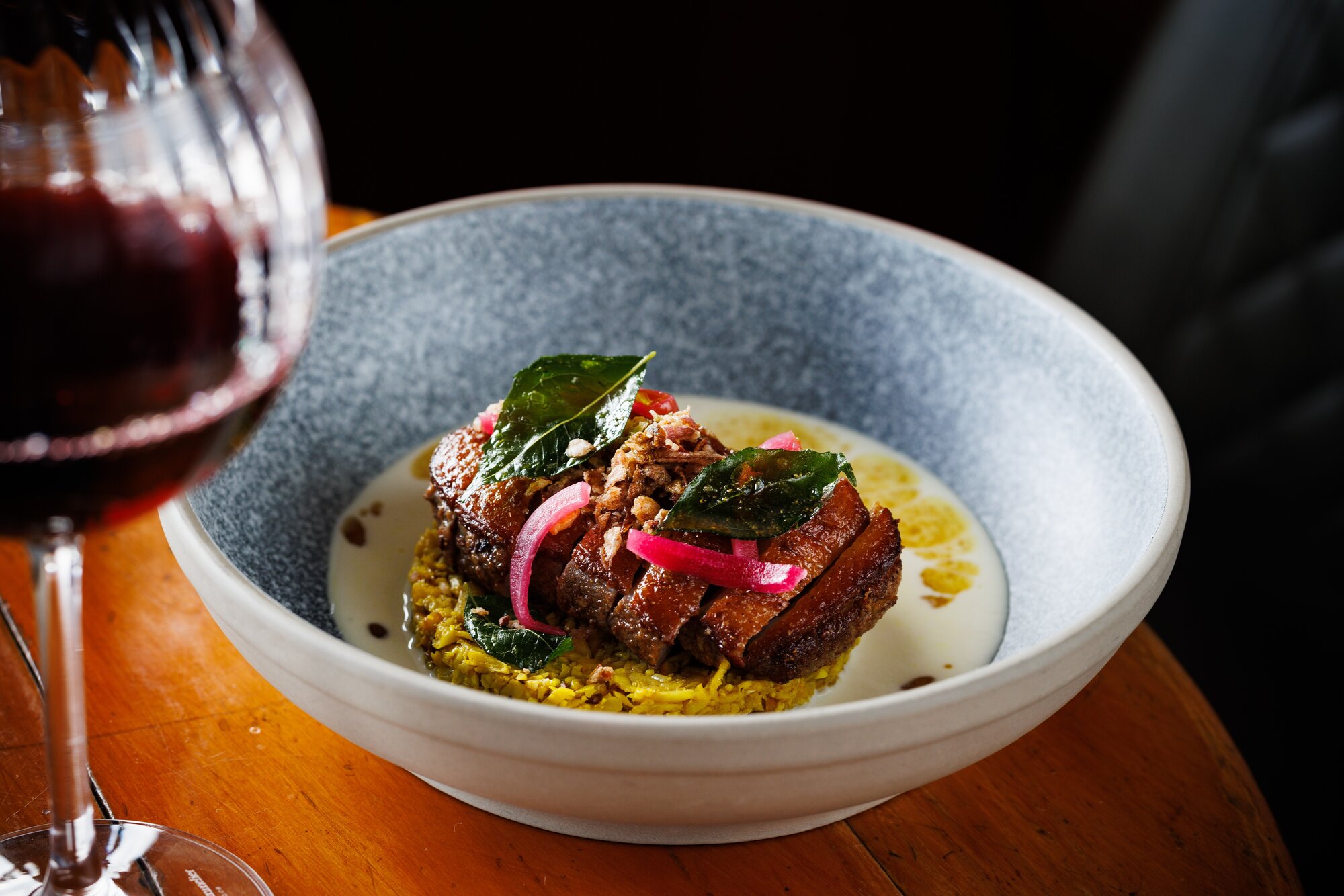 Spiced duck breast from Ohui restaurant in Birkdale. Photo / Babiche Martens