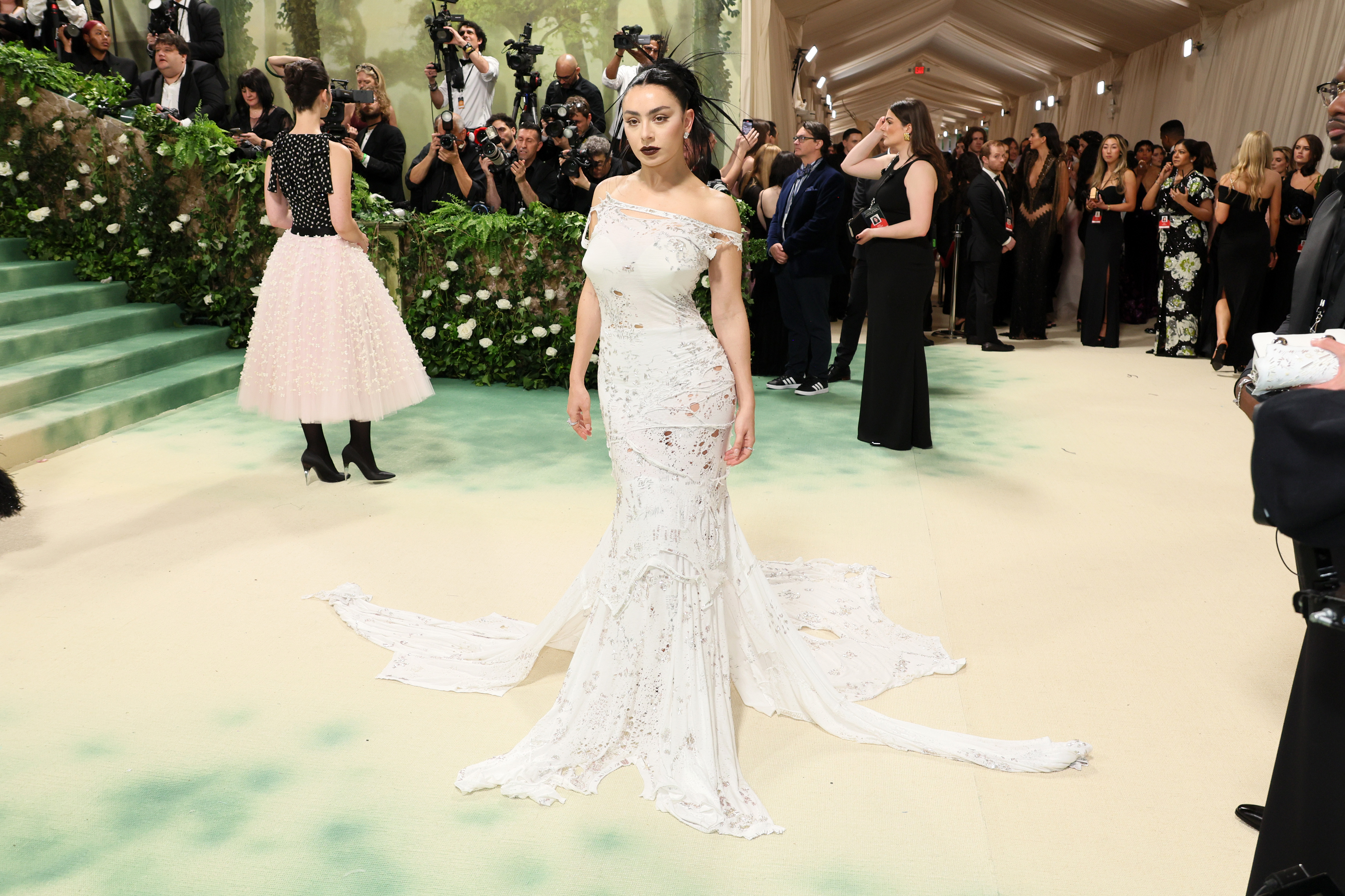 Charli XCX attends May's 2024 Met Gala Celebrating