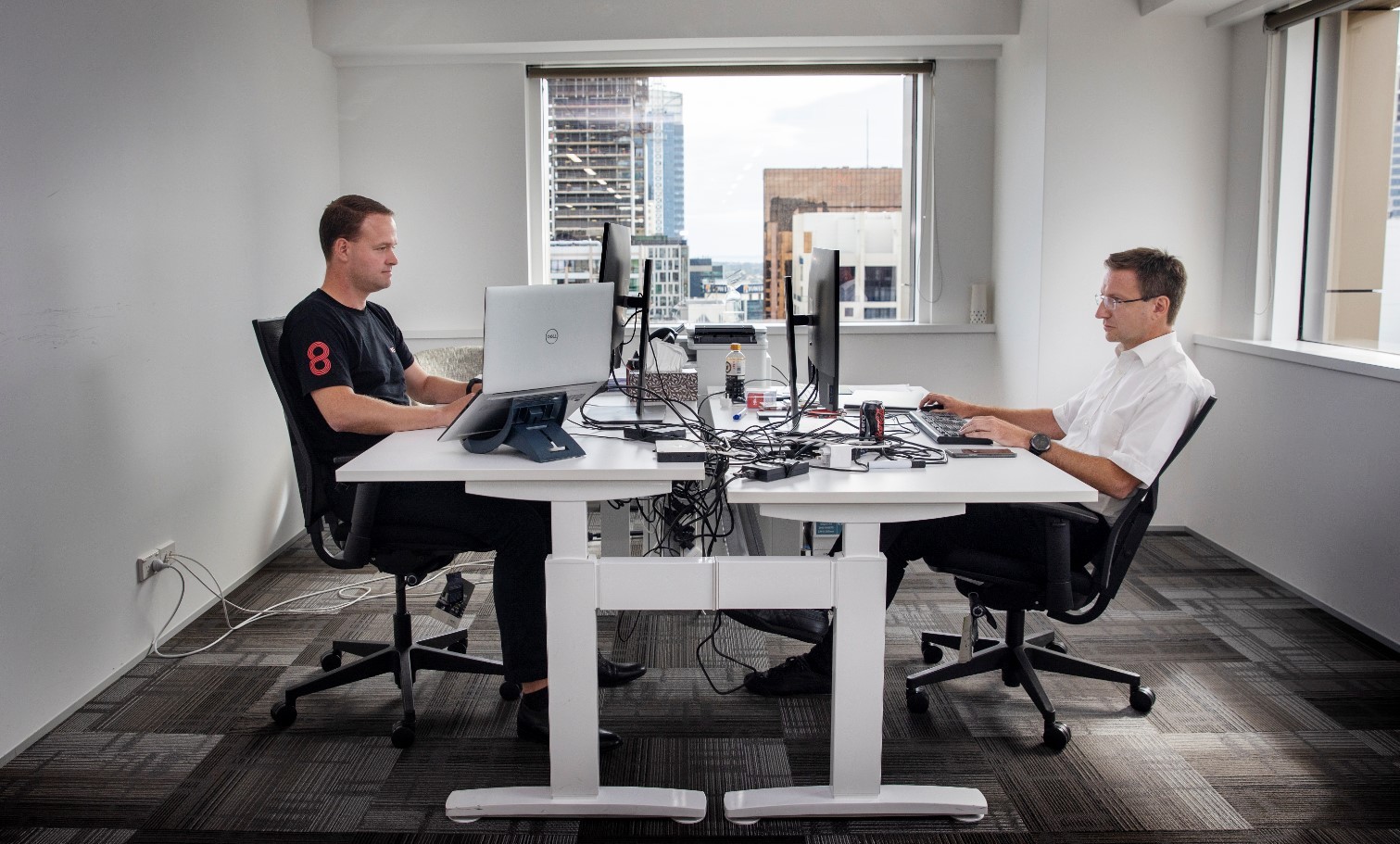 The minds behind Mega, the New Zealand-based cloud storage site with 210 million members. Photo / Mike Scott