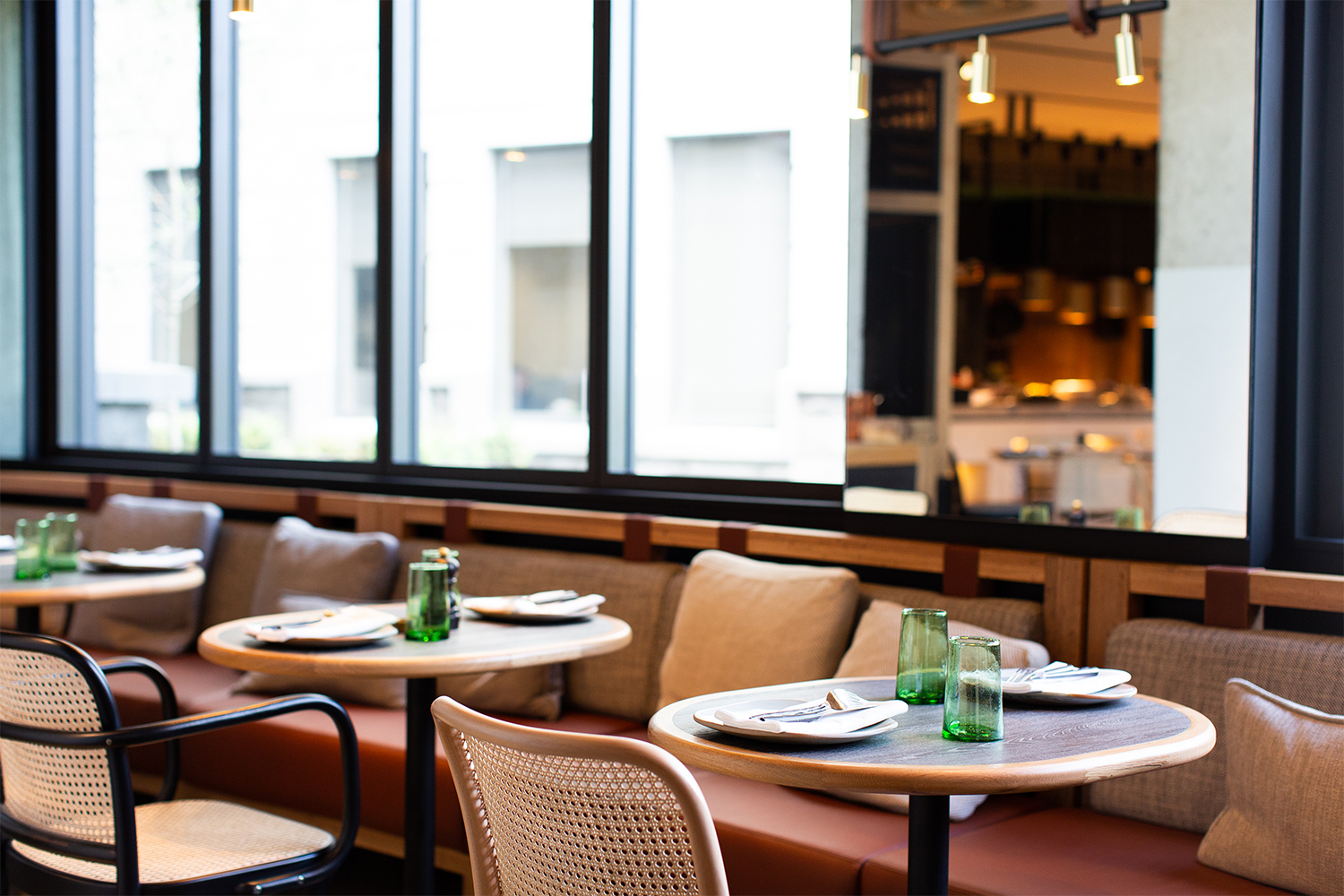 The restaurant has a warm, inviting ambience. Photo / Babiche Martens