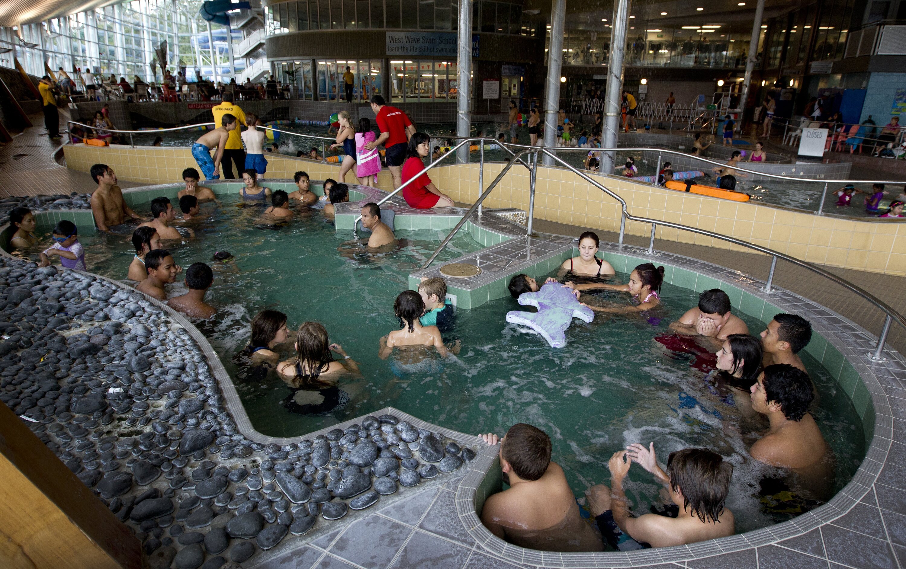 Henderson's West Wave was among the community facilities to be upgraded last year.