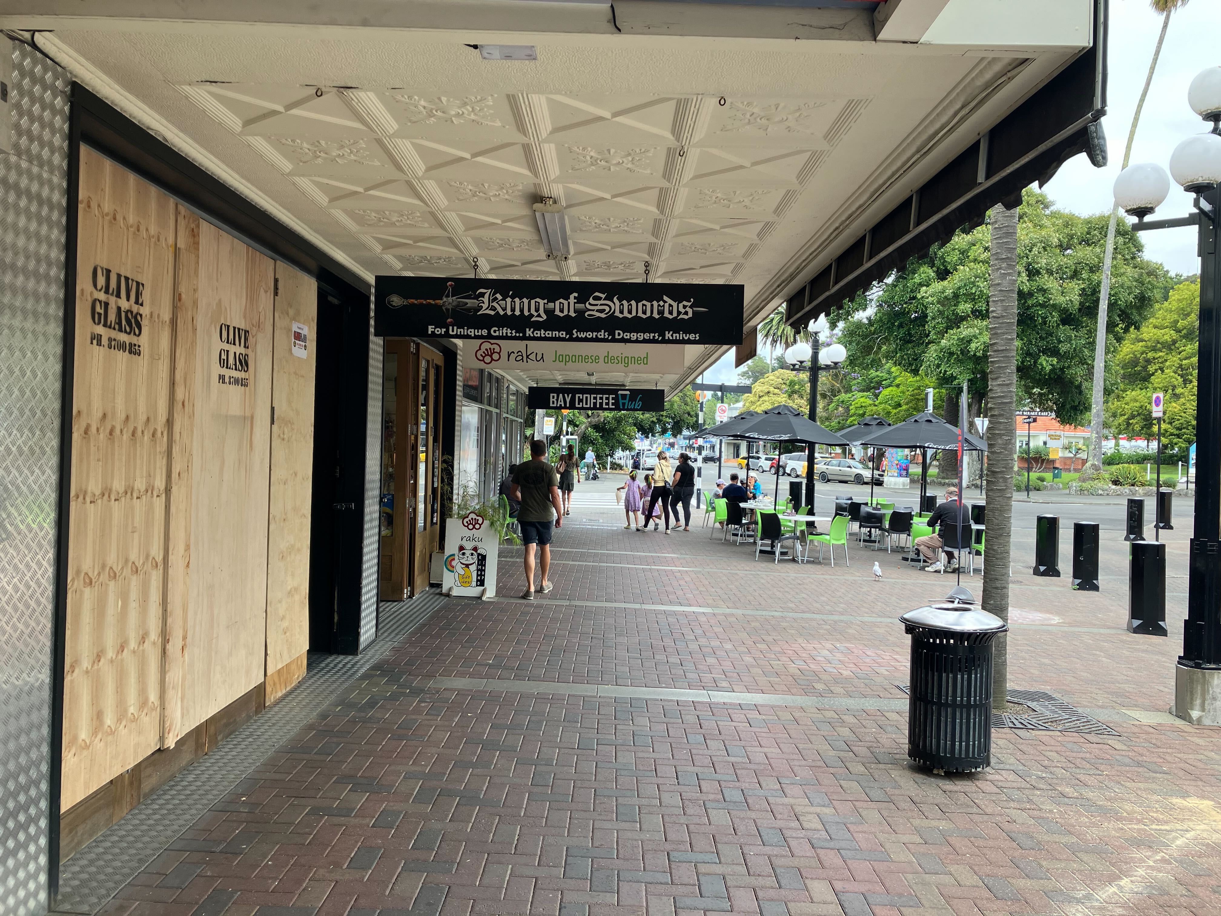 The shop has been targeted in a ram-raid for the second time this week. Photo / NZME