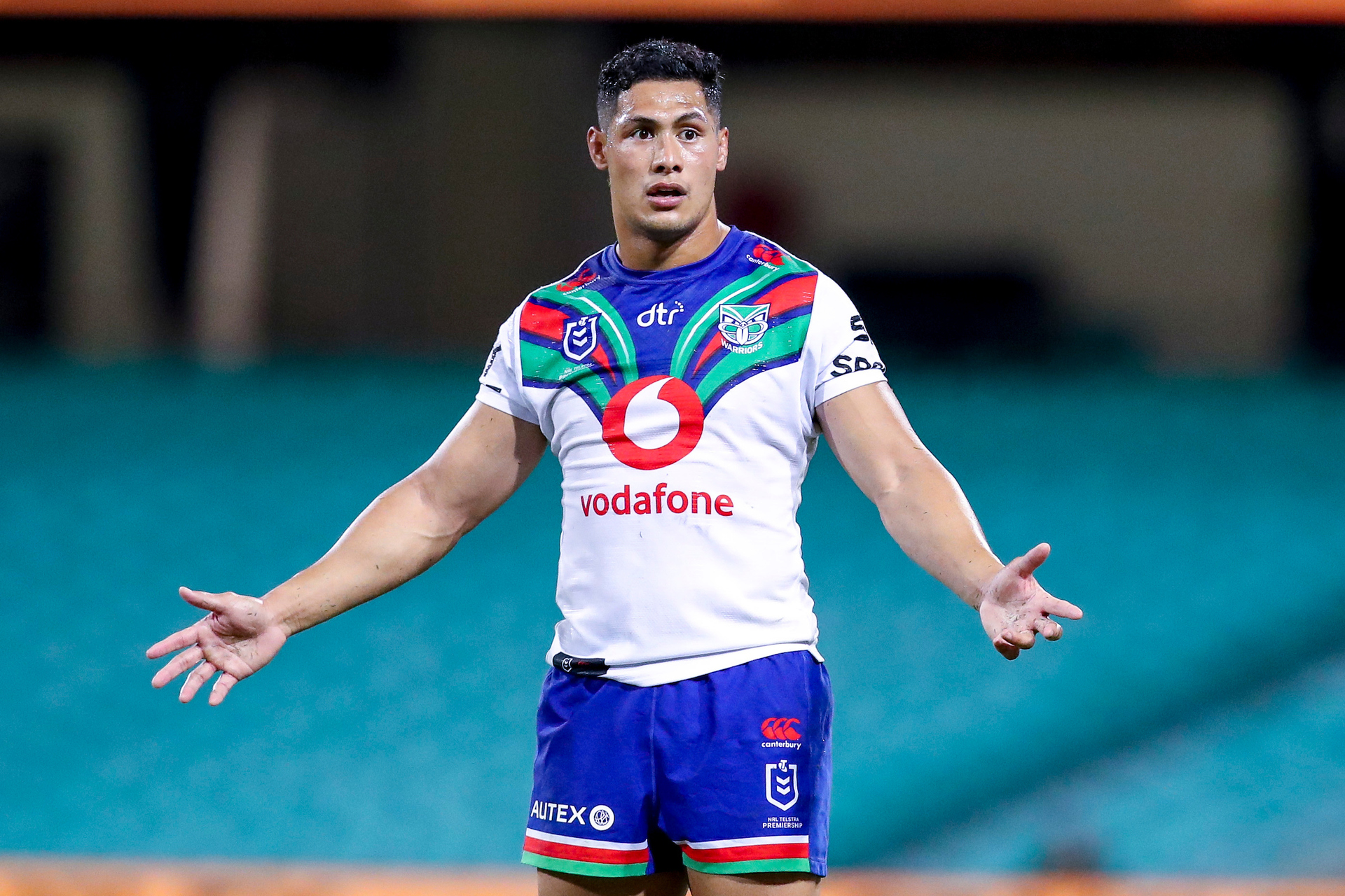 Roger Tuivasa-Sheck reacts. Photo / Photosport.co.nz