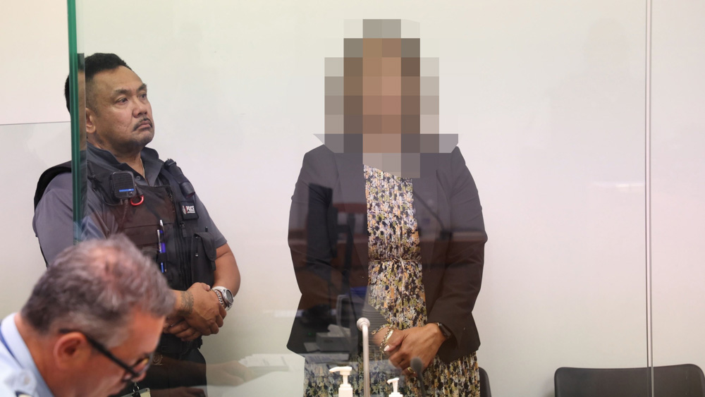 Seven people linked to Destiny Church's Auckland Pride protest appeared in the Waitākere District Court today. Photo / Michael Craig