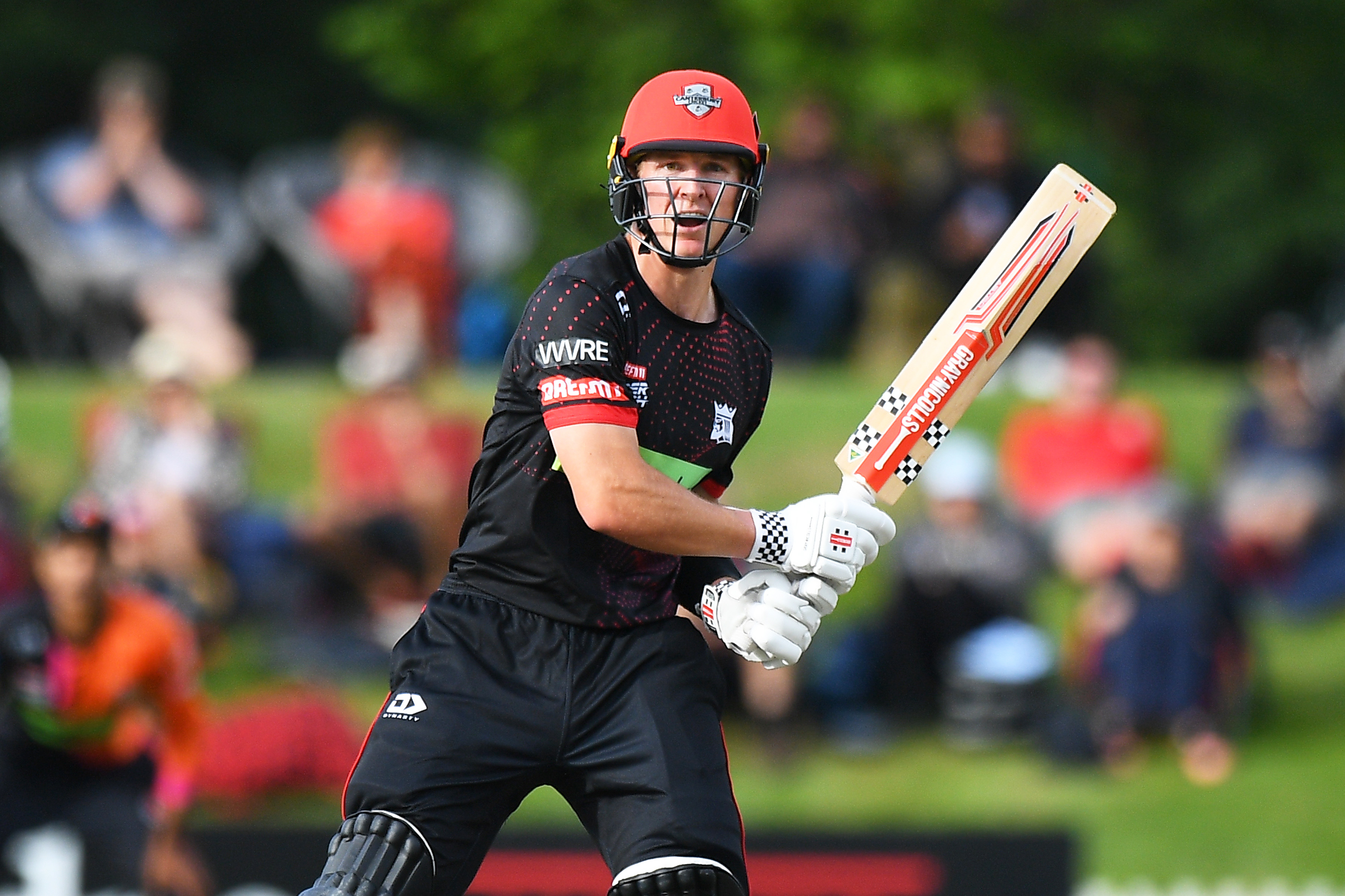 Canterbury's Mitch Hay has impressed with the bat and the gloves. Photo / Photosport