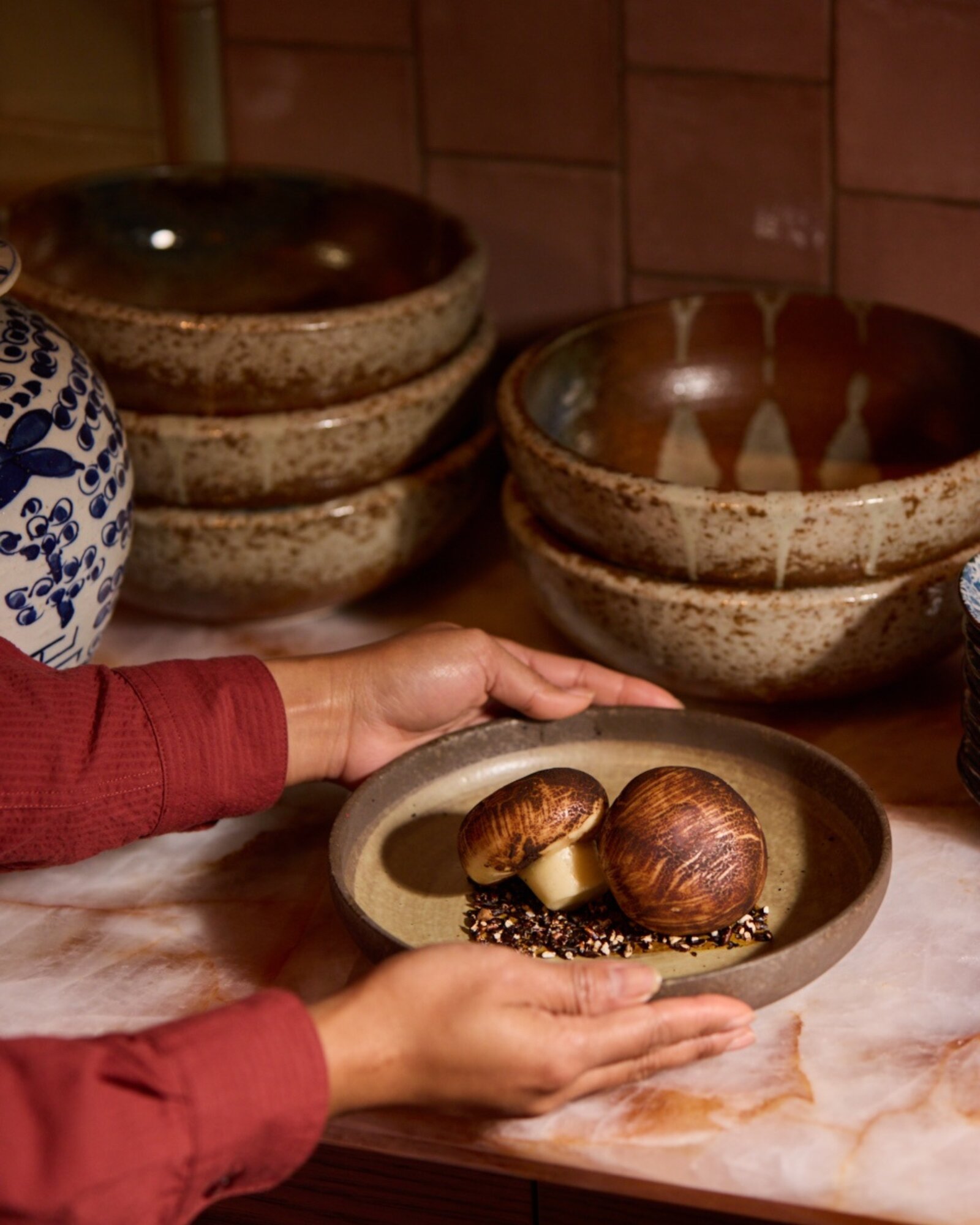 Mushroom bao at Billy's.