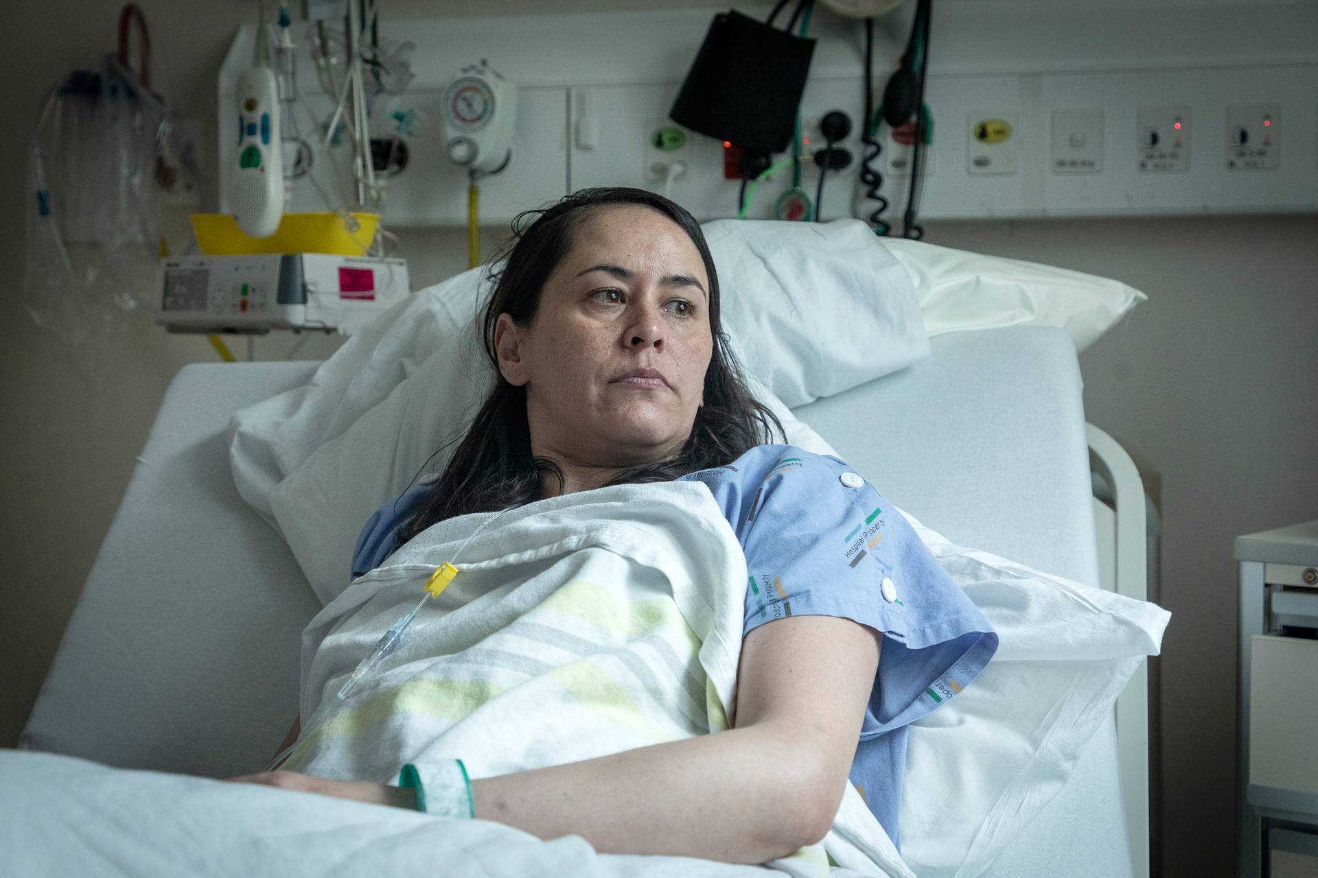 Cystic fibrosis sufferer Natalie Wineti has just spent five days in Rotorua Hospital. Photo / Andrew Warner