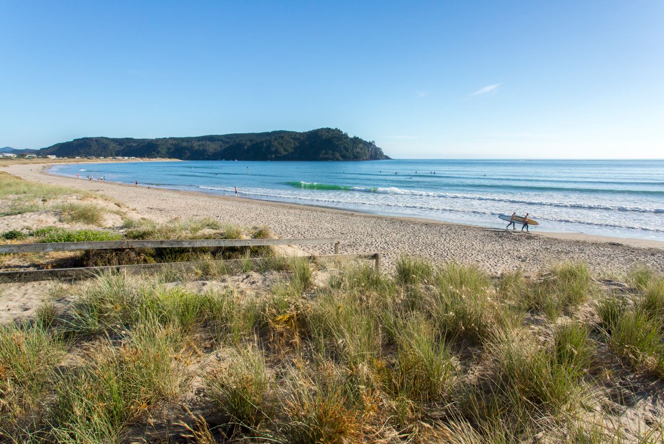 For surfers, Whangamatā remains one of the country’s most famous breaks, particularly the Whangamatā Bar. Photo / Getty Images