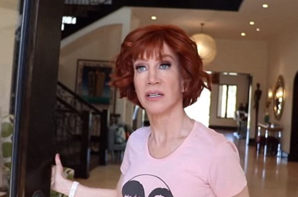 Kathy Griffin reveals she had to build a wall to shield her