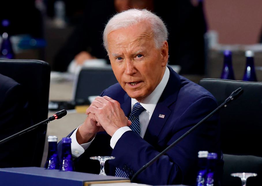 Joe Biden reportedly remains committed to being the Democratic nominee in this year's presidential election. Photo / Getty Images