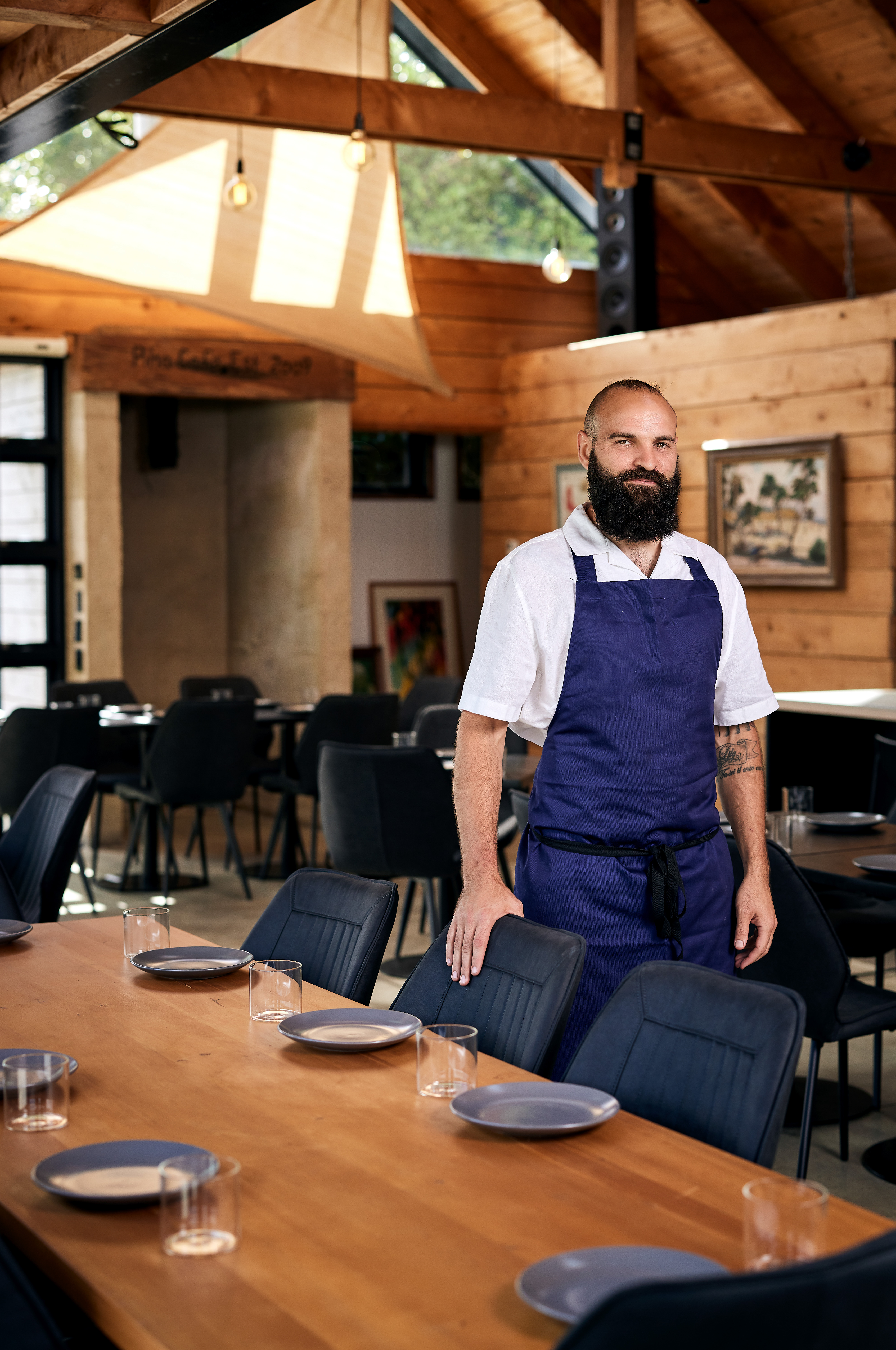 Lucas Parkinson is behind new restaurant Aryeh in Piha. Photo / Babiche Martens