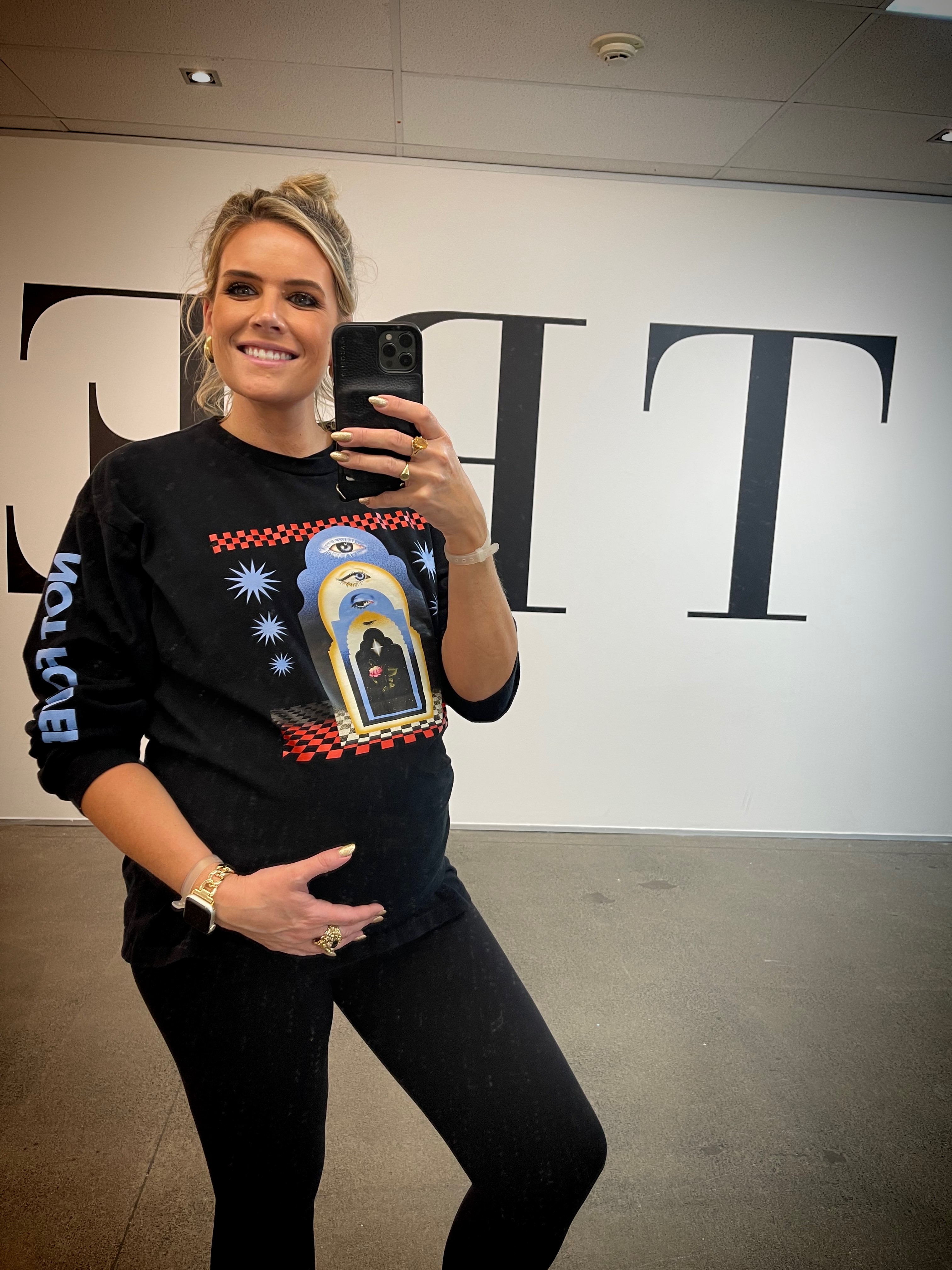 Leading fashionista Julia Leuchars is looking forward to styling her baby bump.