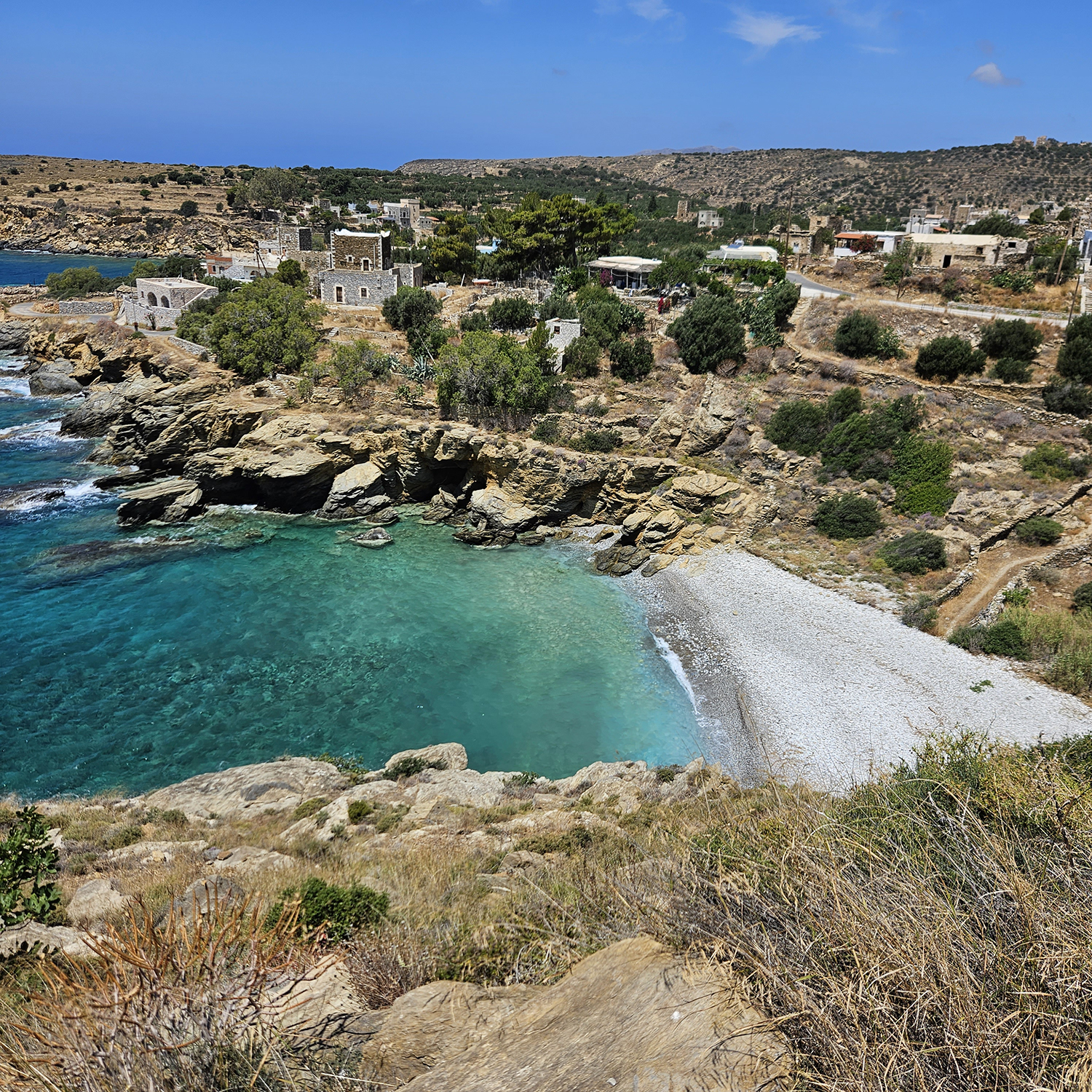 A cove in Mani. Photo / Dianne Ludwig