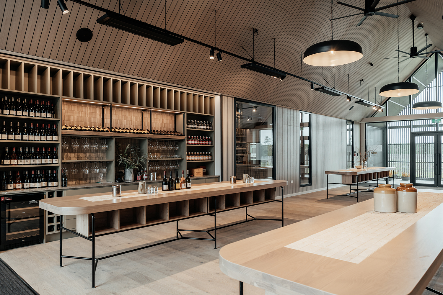 The Runholder tasting room offers a way to discover Martinborough’s pioneering wineries.