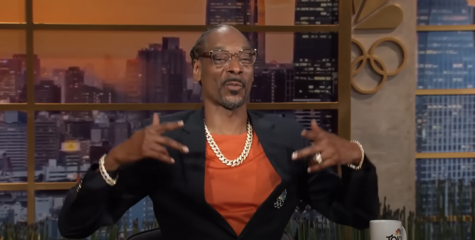 Snoop Dogg went viral for his commentary at the 2021 Olympic Games in Tokyo. Photo / YouTube, AlphaLaughClub
