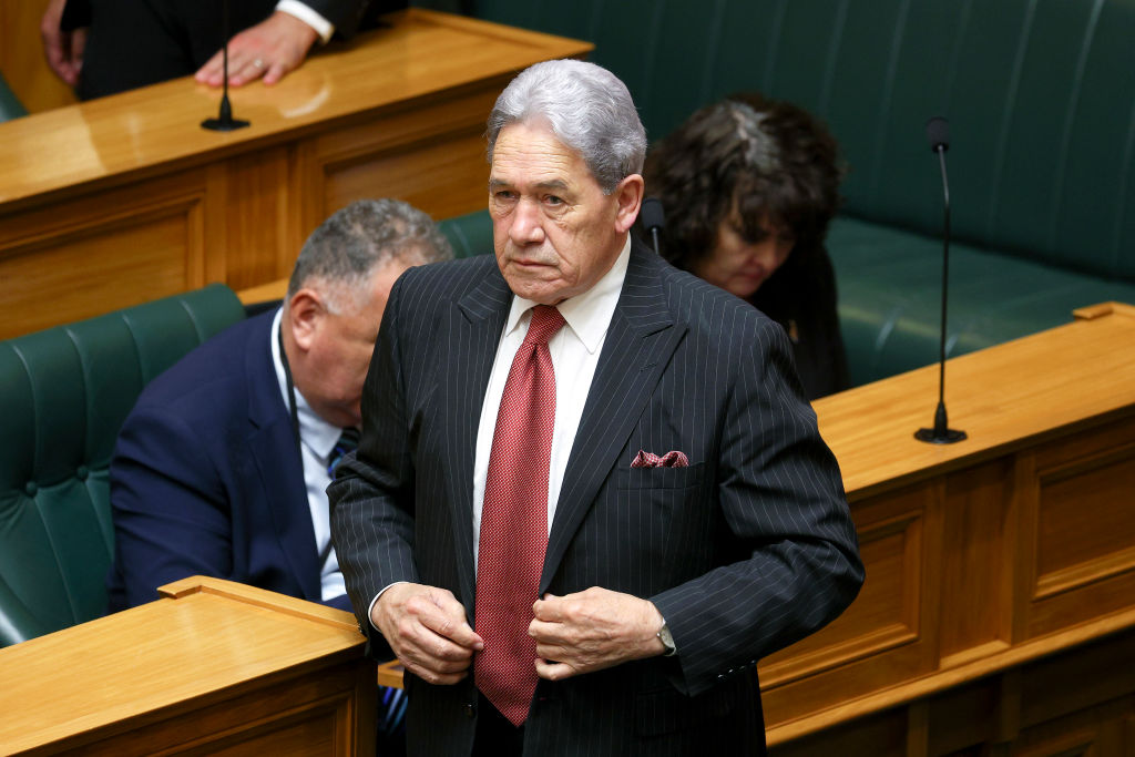 Deputy Prime Minister and New Zealand First leader Winston Peters during the state opening of Parliament. Photo / Getty Images