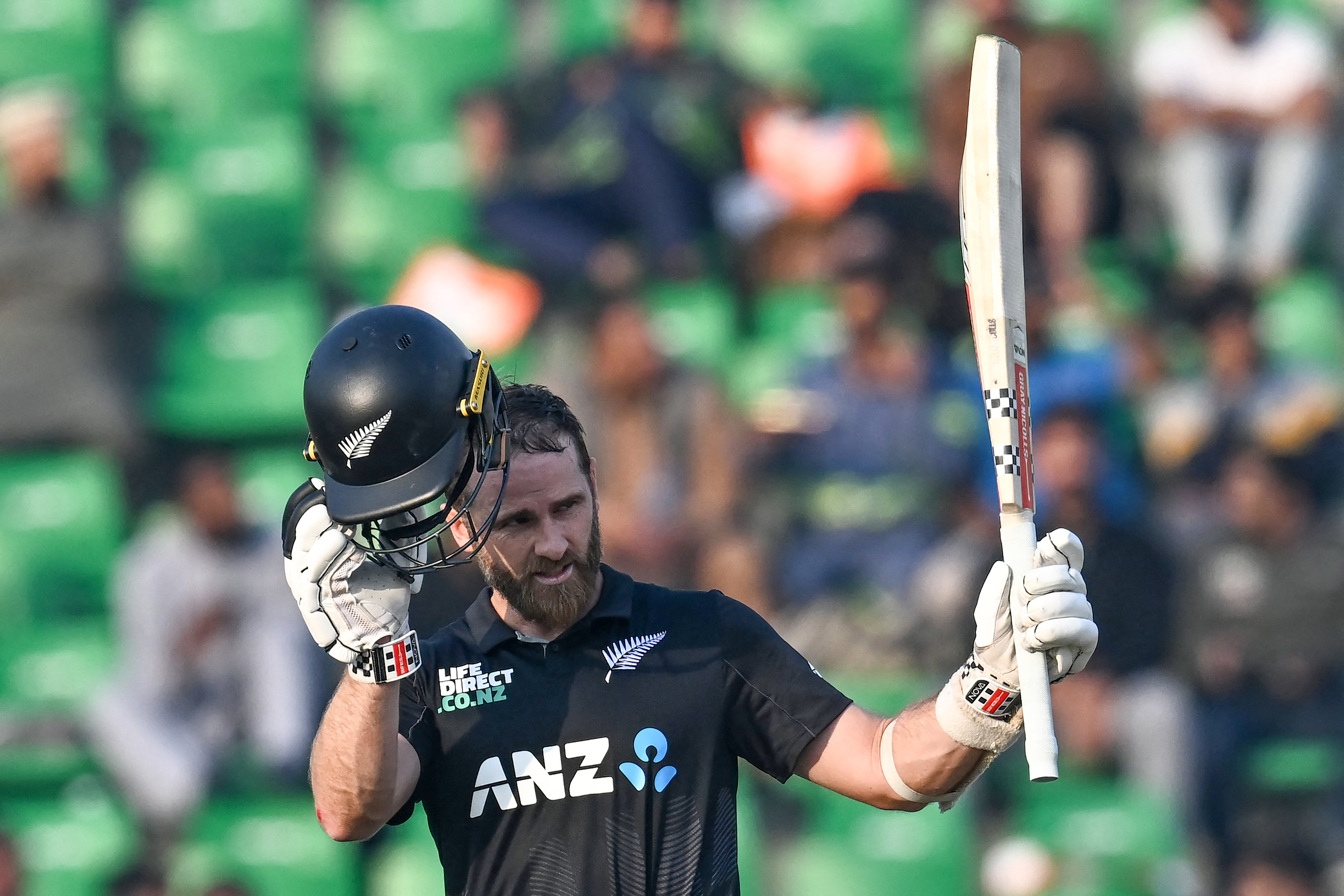 New Zealand's Kane Williamson has a lower strike rate than some of his rivals for a spot in the Black Caps' top order. Photo / AFP