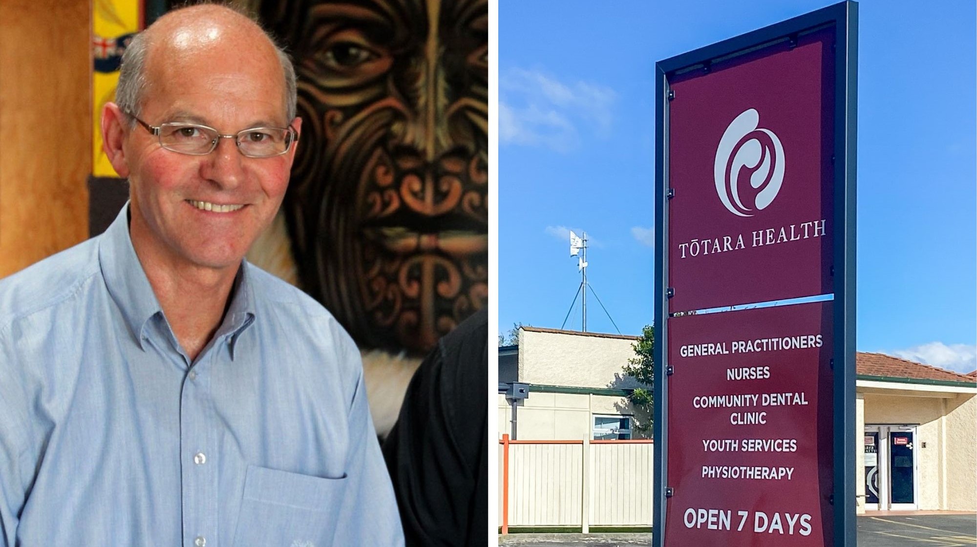 Totara Health said it was “significantly underfunded by the Government” when explaining its decision to make patients with debt pay in advance for all services. Left photo / Duncan Brown. Right photo / Paul Taylor