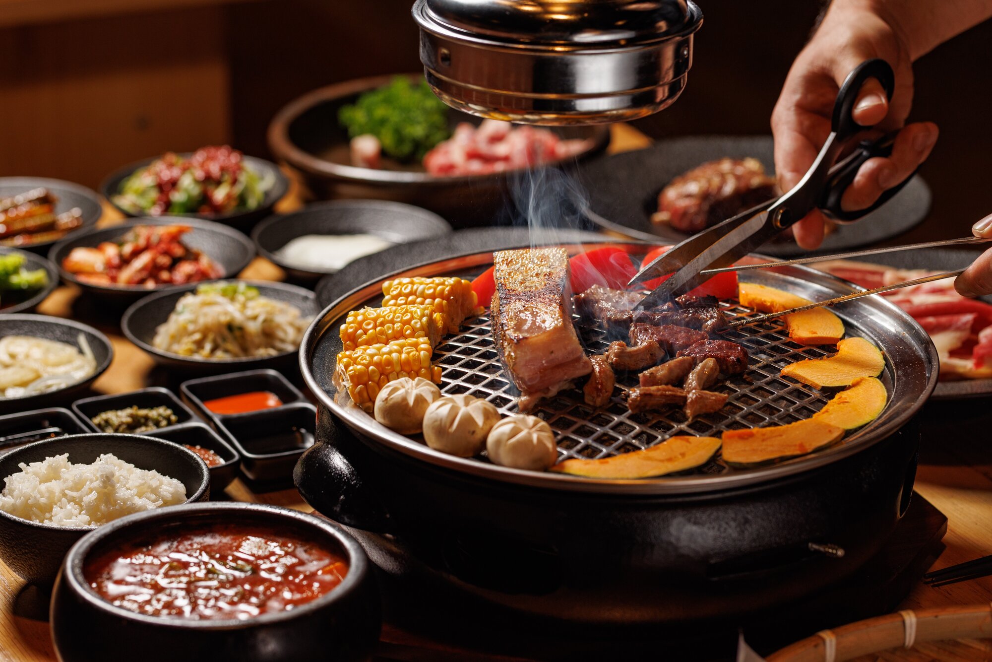 A selection of meats and seafood from the menu at Korean BBQ restaurant 1946 Butchery in Wairau Valley. Photo / Babiche Martens