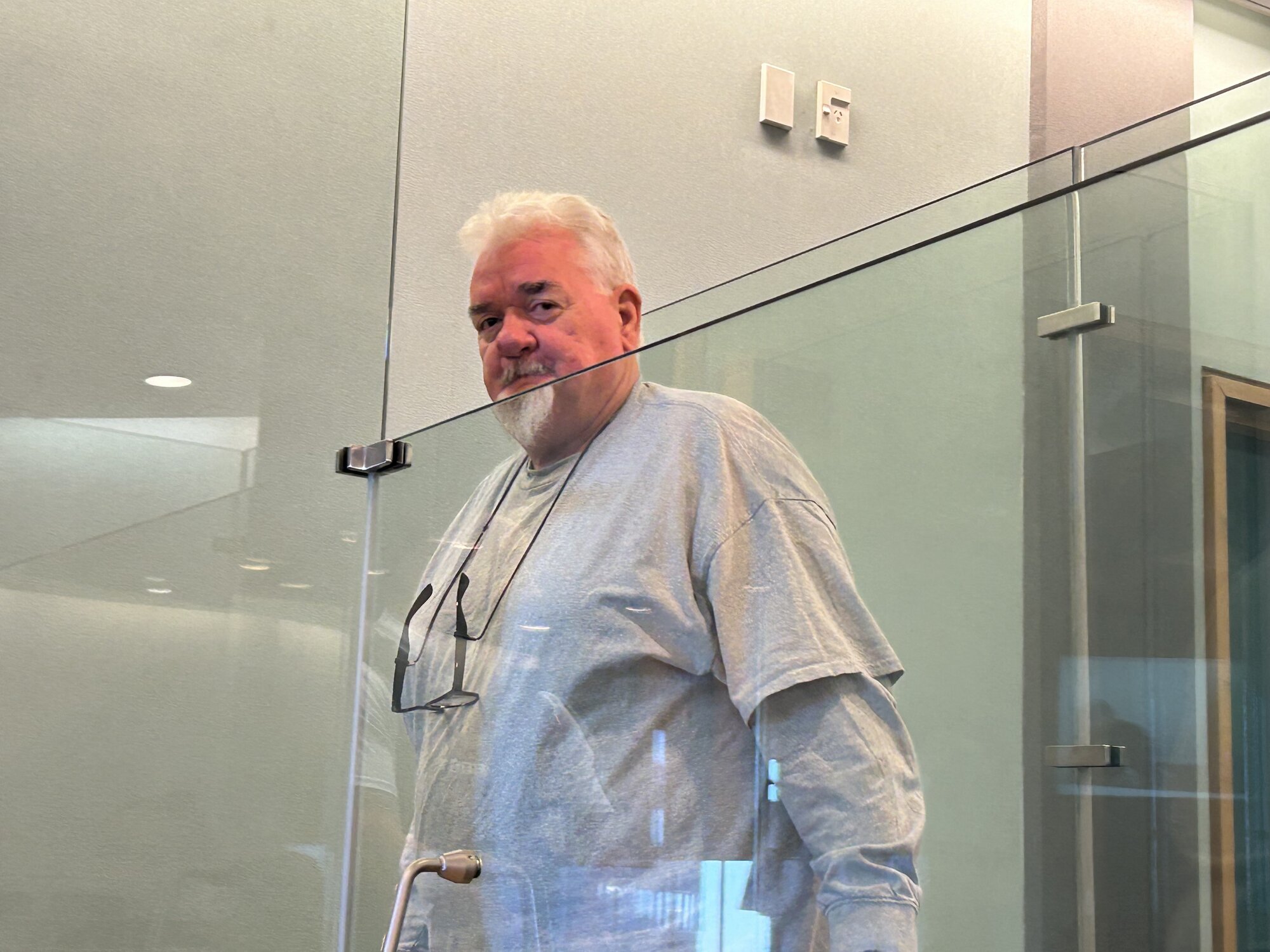Child sex offender Wayne Gillman Moonie in the High Court at Auckland earlier this month as a judge considered imposing a sentence of preventive detention. Photo / Craig Kapitan