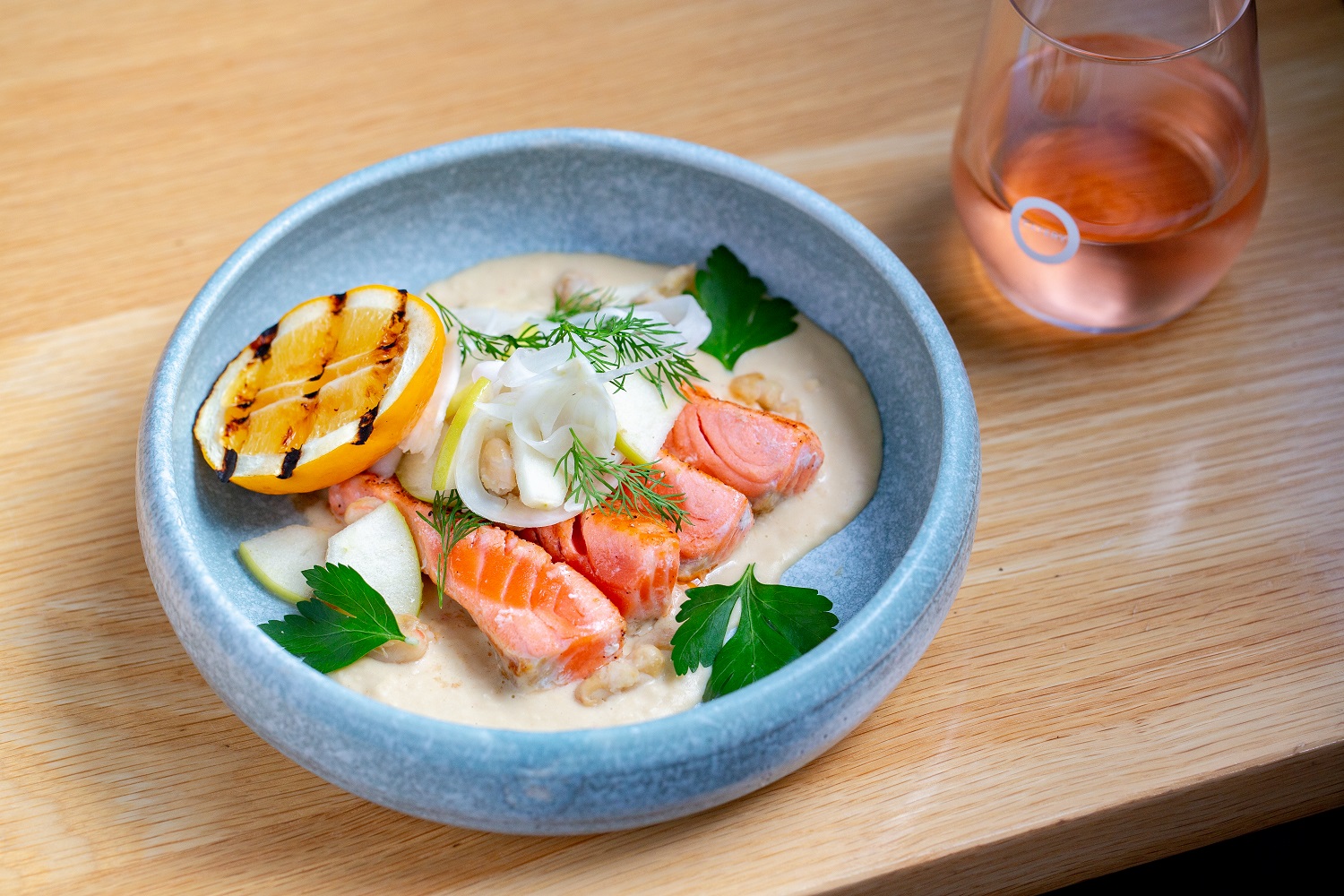 The salmon and fennel.  Photo / Babiche Martens
