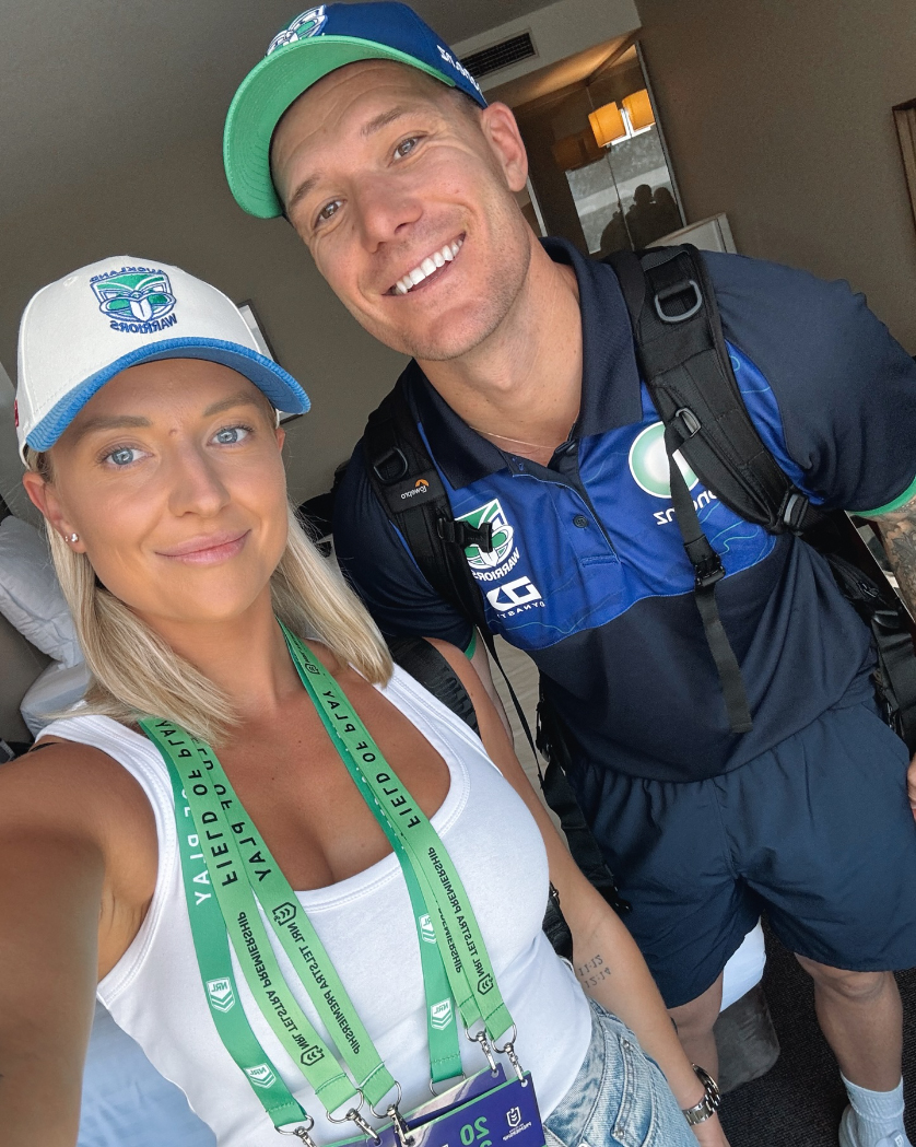 Danielle and Logan Dodds will be making the trip home from the Gold Coast.