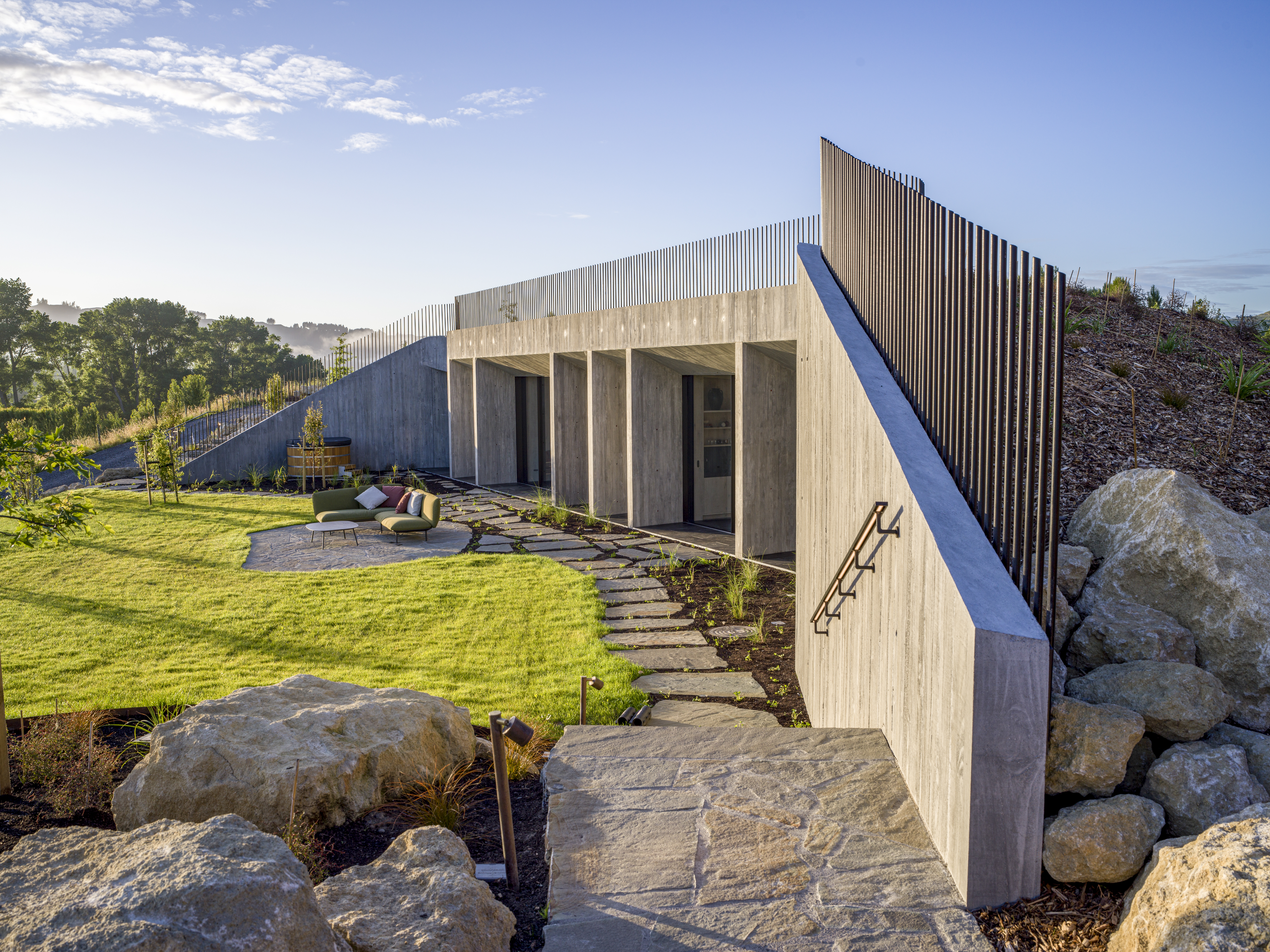 Black Barn Retreats in Hawke’s Bay has revealed an extraordinary new property – Te Mānia. Photo / Supplied