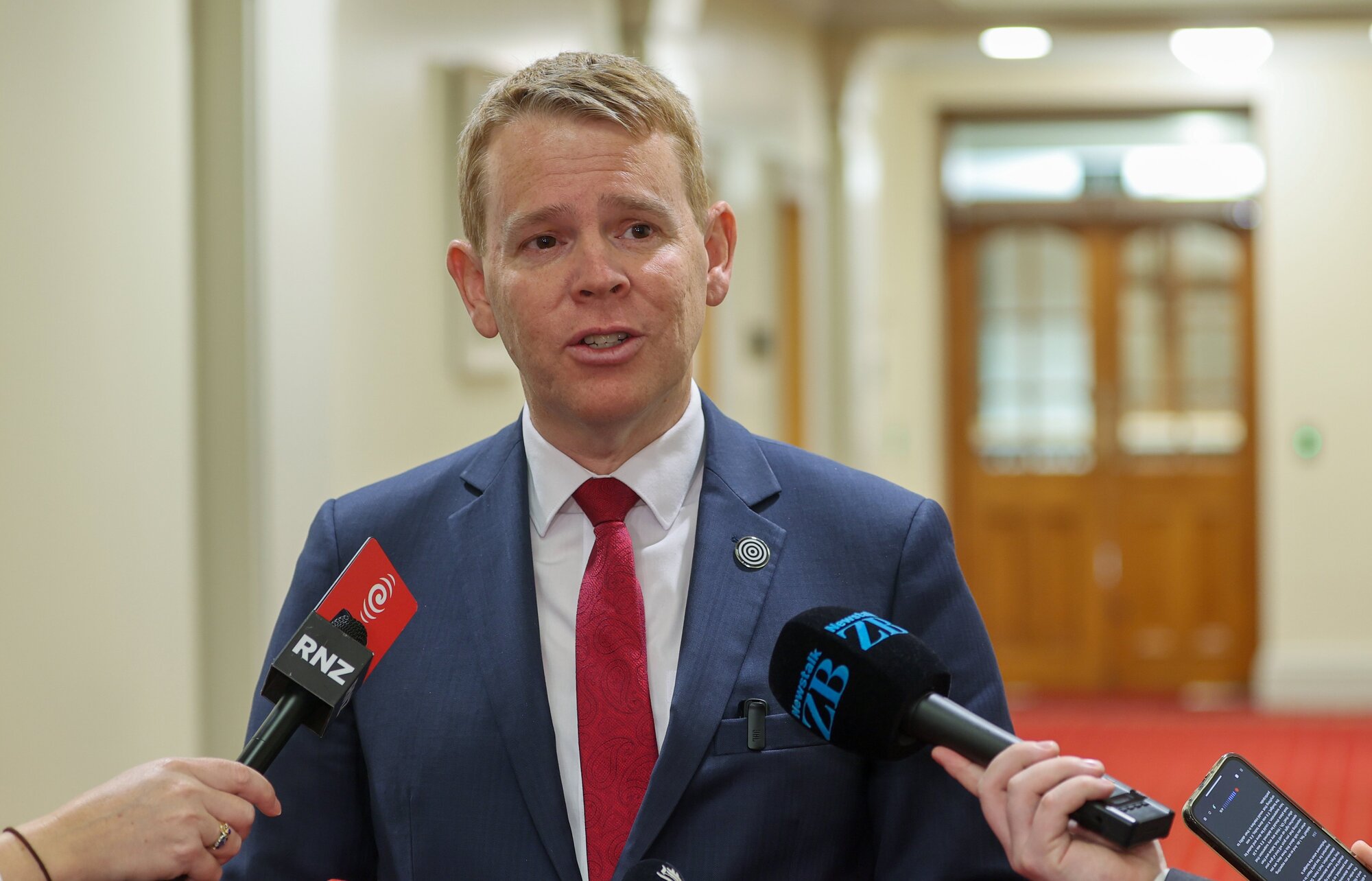 Labour leader and former Education Minister Chris Hipkins said there was clear evidence NCEA wasn't working. Photo / Mark Mitchell