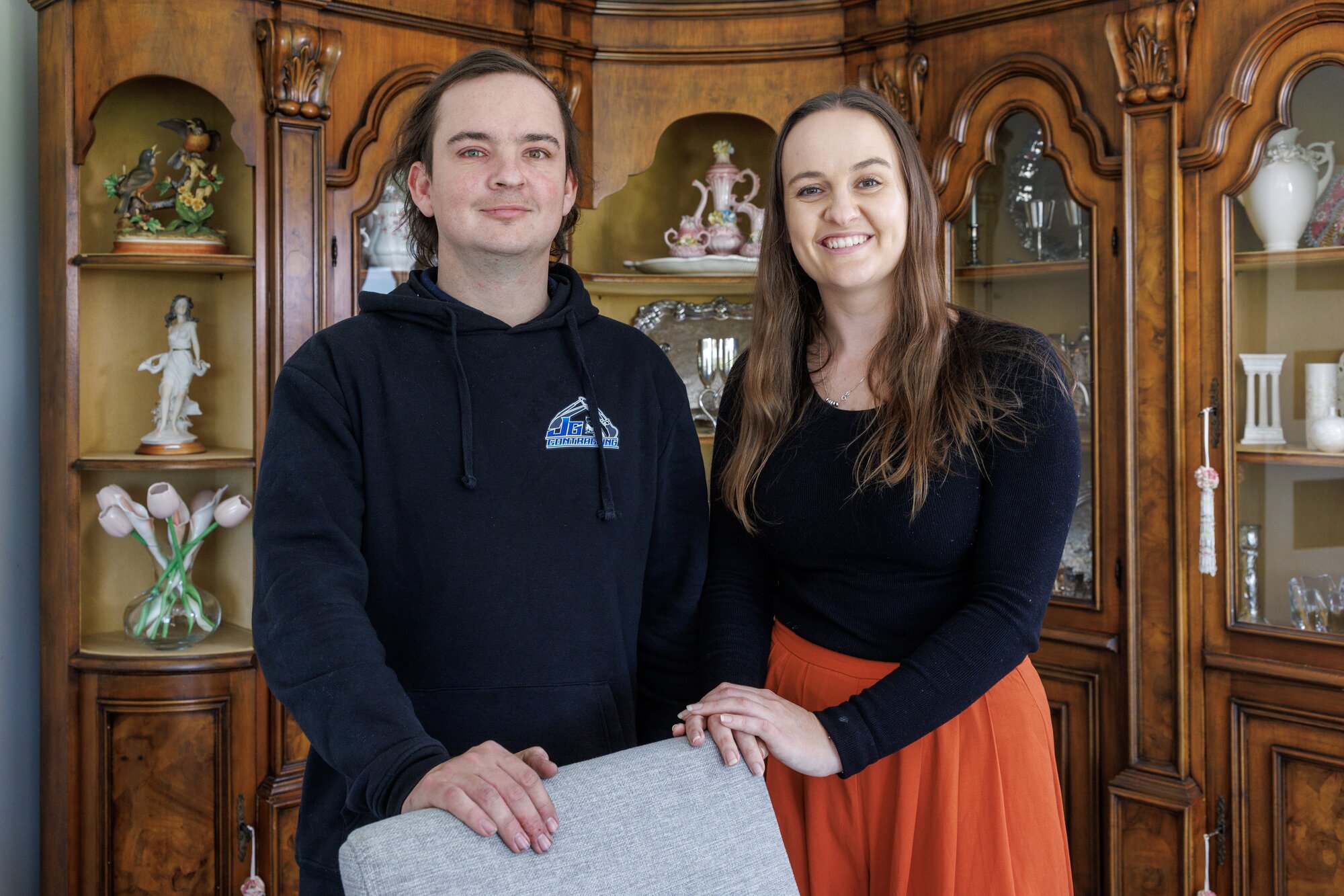 Elliott Goldfinch and his sister Sapphire, who donated her kidney to her brother. Photo / Mark Mitchell
