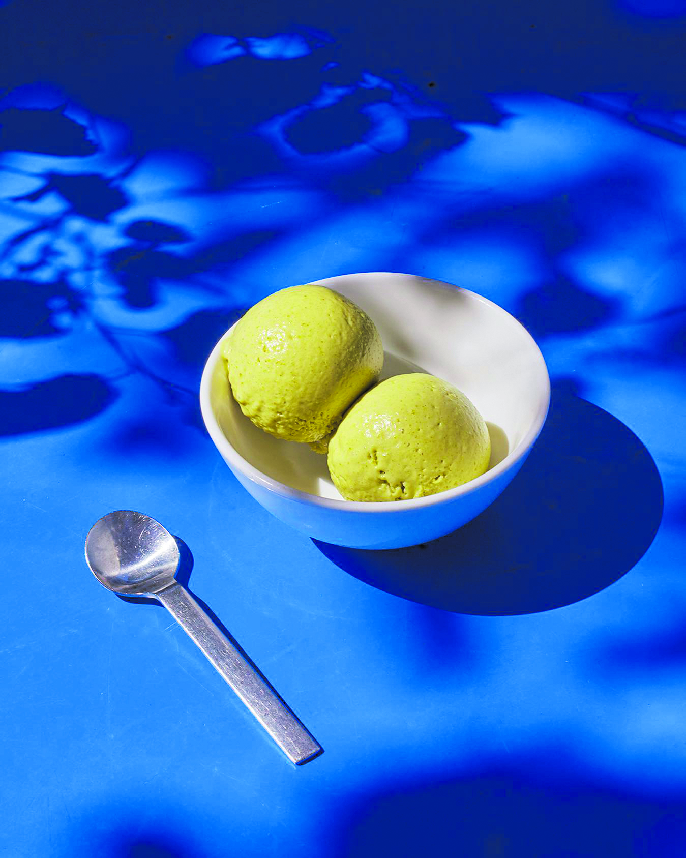 The River Cafe's pistachio ice cream. Photo / @Therivercafelondon