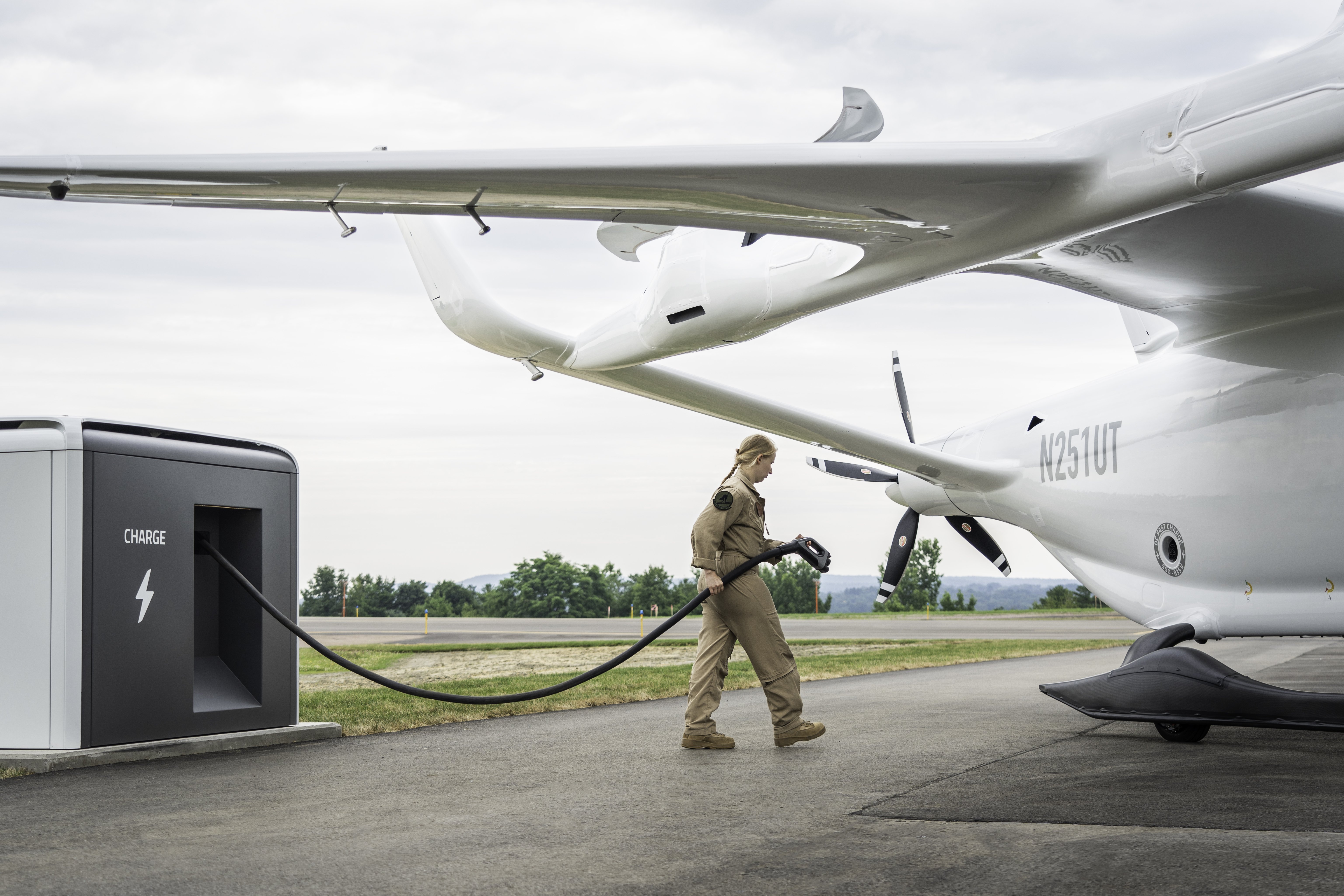 Beta Technologies has also developed charging units already deployed around the US. Photo / Beta Technologies, Brian Jenkins