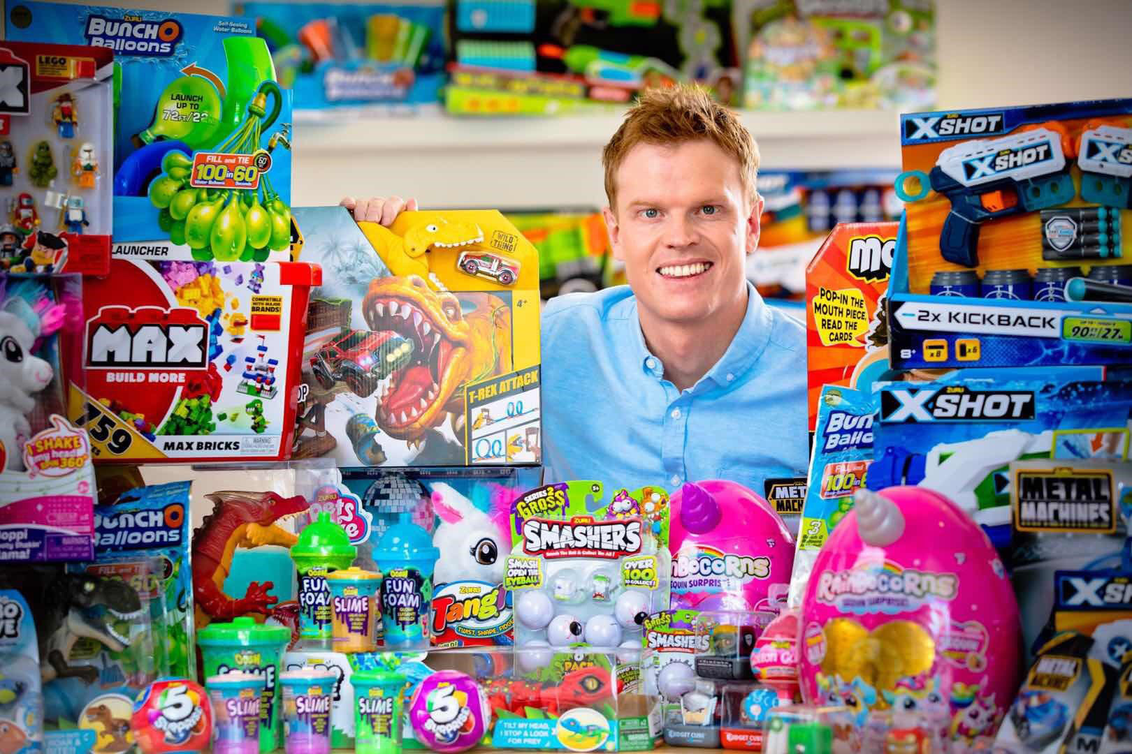 Nick Mowbray is one of the founders of Zuru toys.