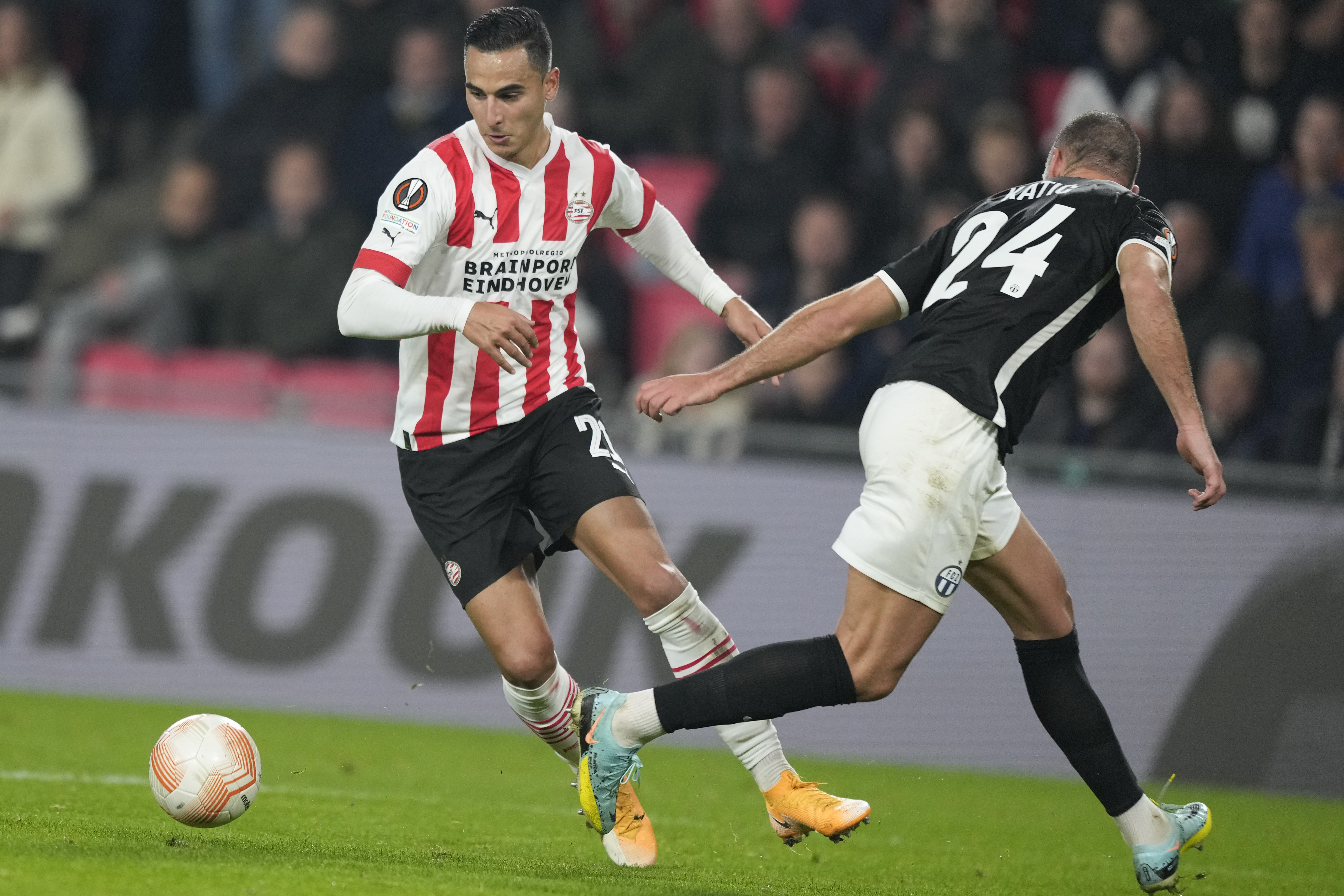 Anwar El Ghazi is on the lookout for a new club. Photo / AP