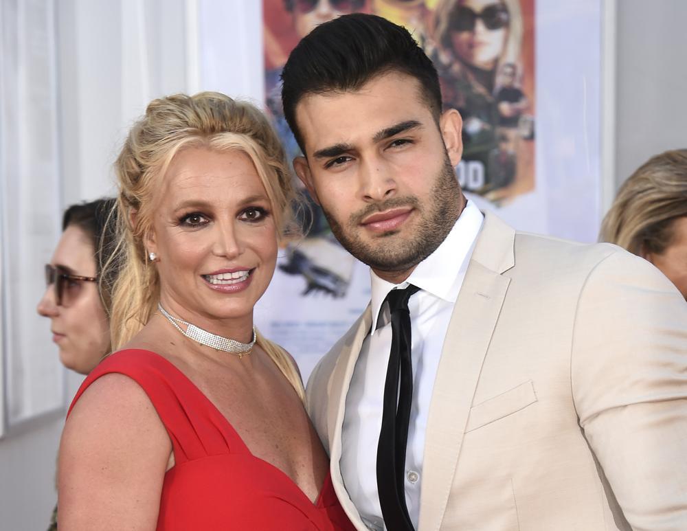 Britney Spears and Sam Asghari. Photo / AP